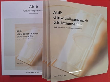 グルタチオンフィルムコラーゲンマスク/Abib /シートマスク・パックを使ったクチコミ(1枚目)