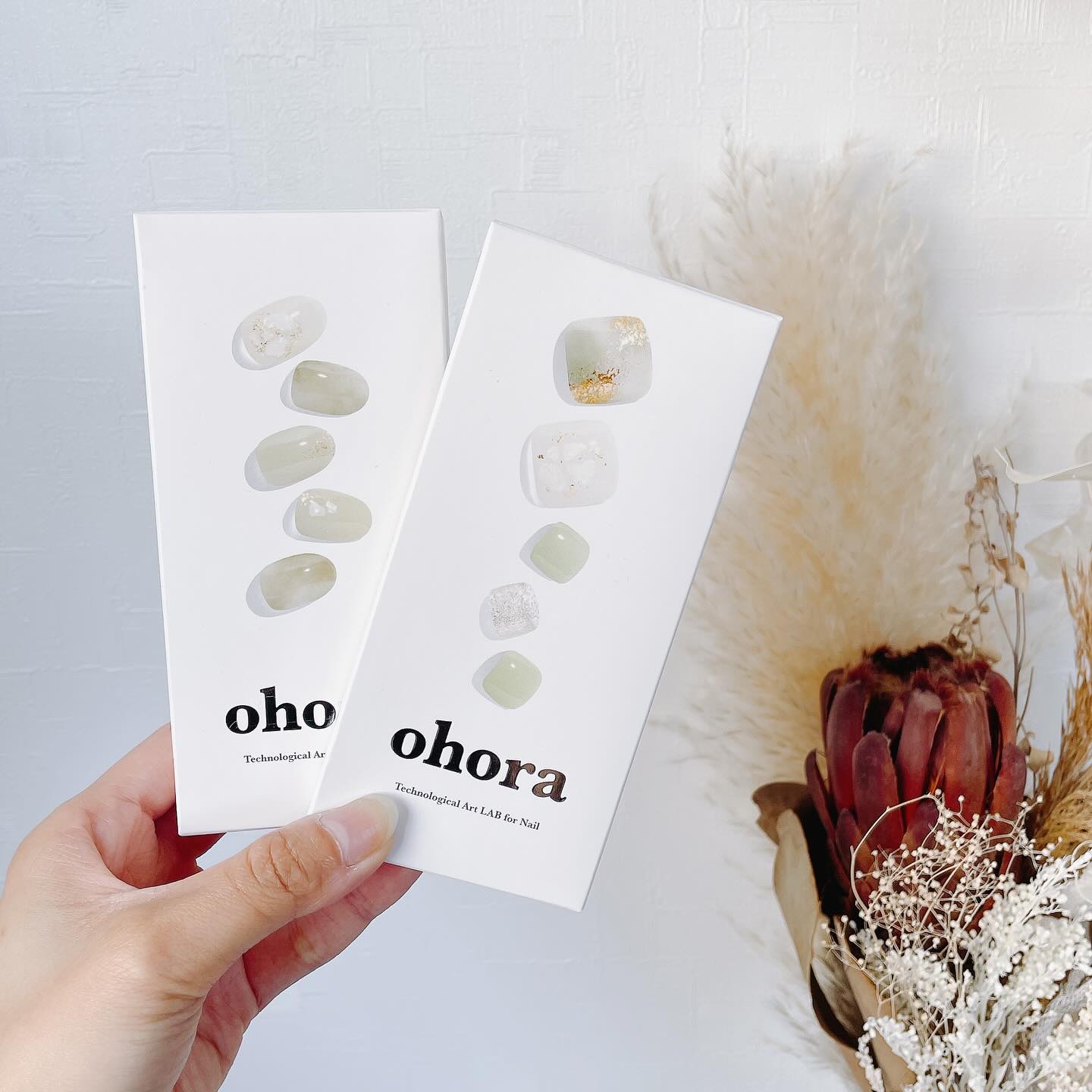 セミキュアジェルネイル（ハンド）/ohora/ネイルシールを使ったクチコミ（3枚目）