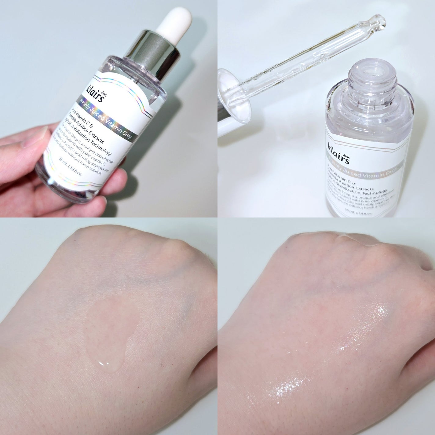 フレッシュリージュースドビタミンドロップ(35ml)/Klairs/美容液を使ったクチコミ(4枚目)