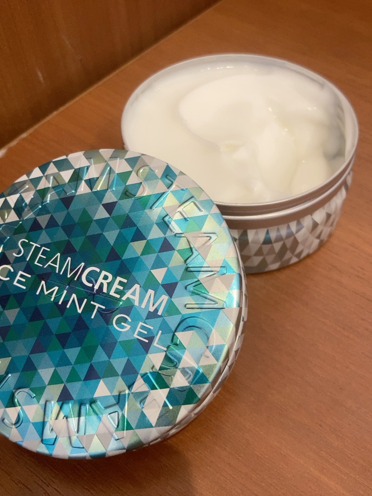 スチームクリーム アイスミント ジェル/STEAMCREAM/ボディローションを使ったクチコミ（1枚目）