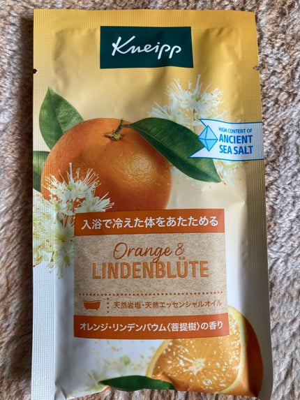 クナイプ バスソルト オレンジ・リンデンバウム<菩提樹>の香り/クナイプ/無機塩系入浴剤を使ったクチコミ(1枚目)