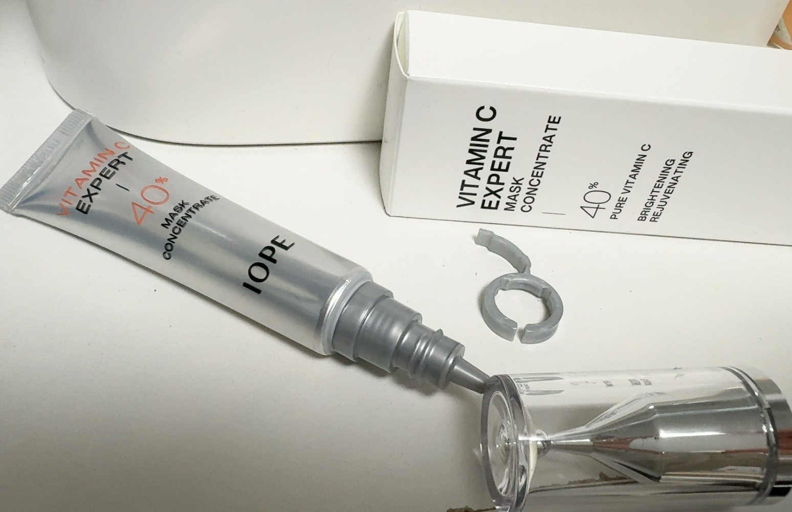 ビタミンC エキスパート40% マスクコンセントレート/IOPE/フェイスクリームを使ったクチコミ（1枚目）