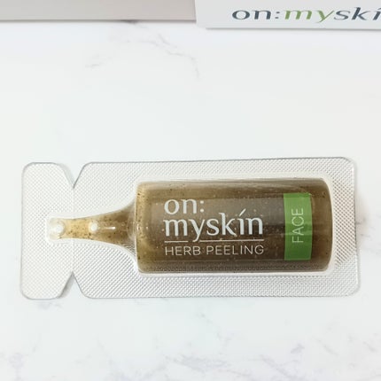 on: myskin ハーブピーリング 試してみた】ハーブピーリングソリューション フェイス用 on