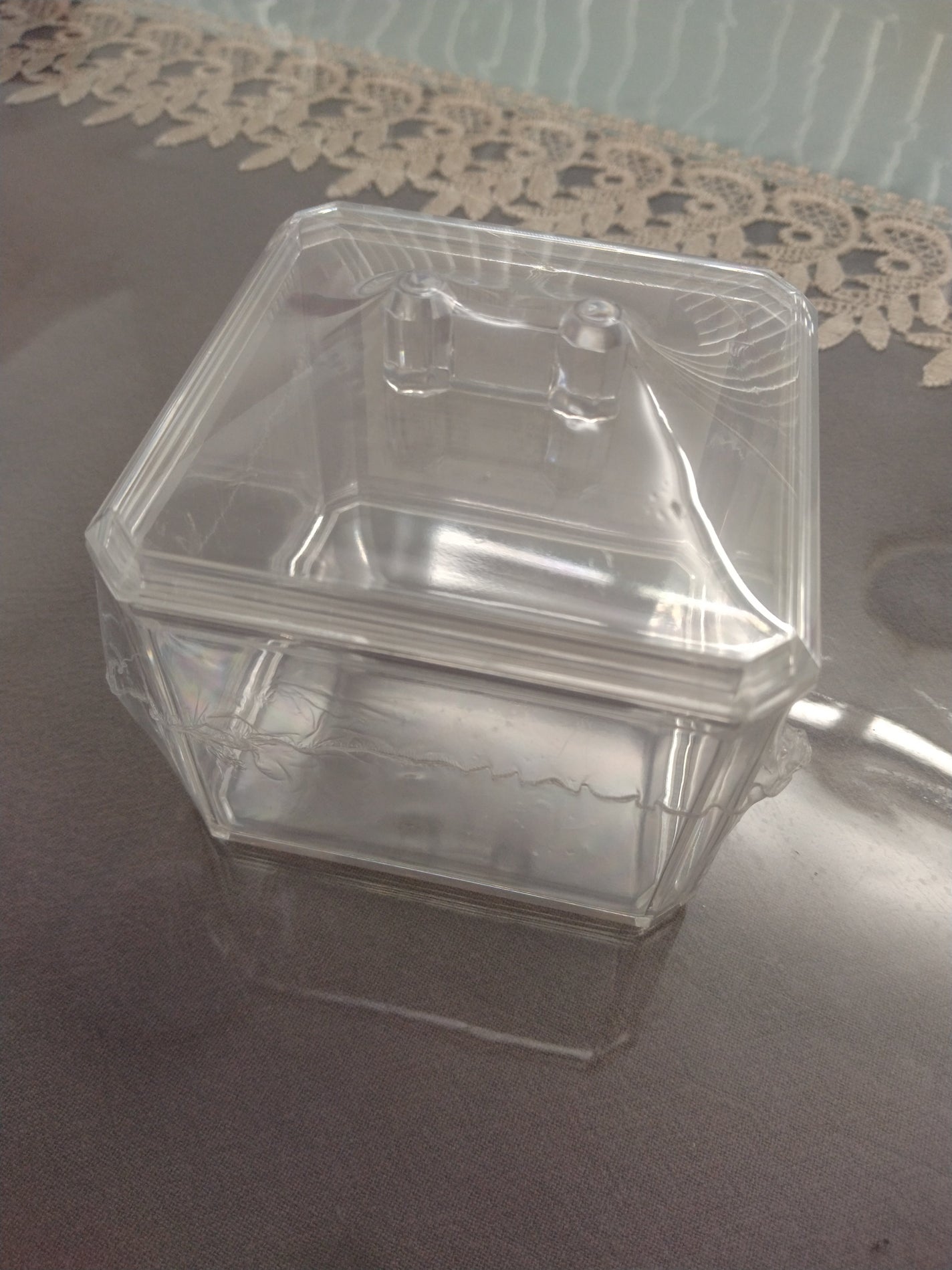 コスメ収納ケース(フタ付、スクエア)/DAISO/その他化粧小物を使ったクチコミ(4枚目)