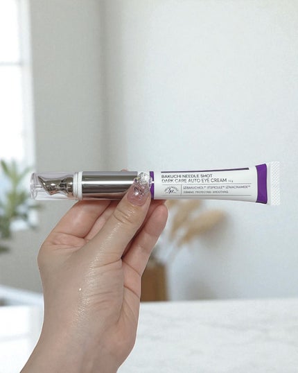 BAKUCHI NEEDLE SHOT DARK CARE AUTO EYE CREAM/LIALUSTER/アイケア・アイクリームを使ったクチコミ(5枚目)