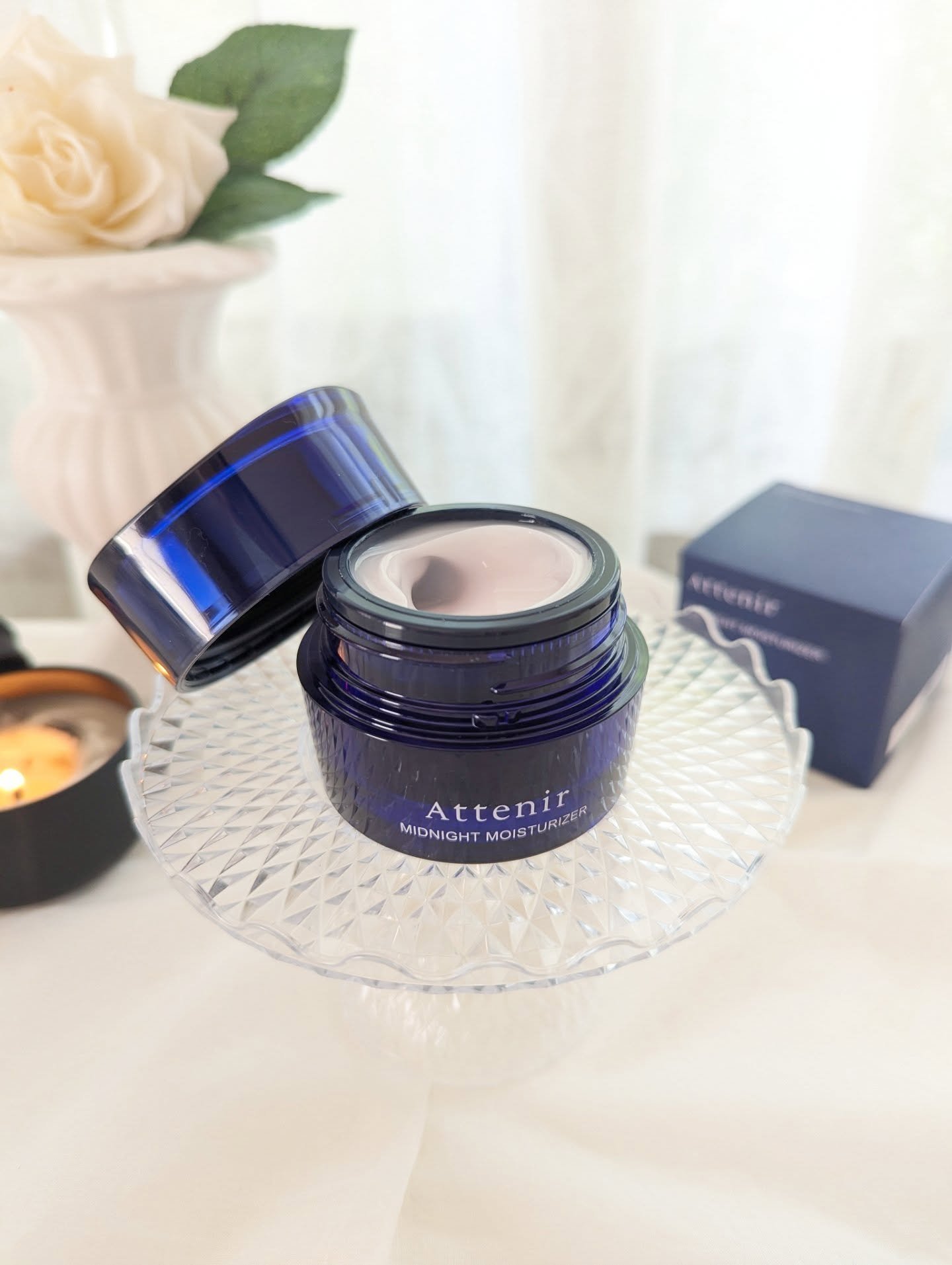 アテニア ミッドナイトモイスチャライザー/アテニア/フェイスクリームを使ったクチコミ（1枚目）