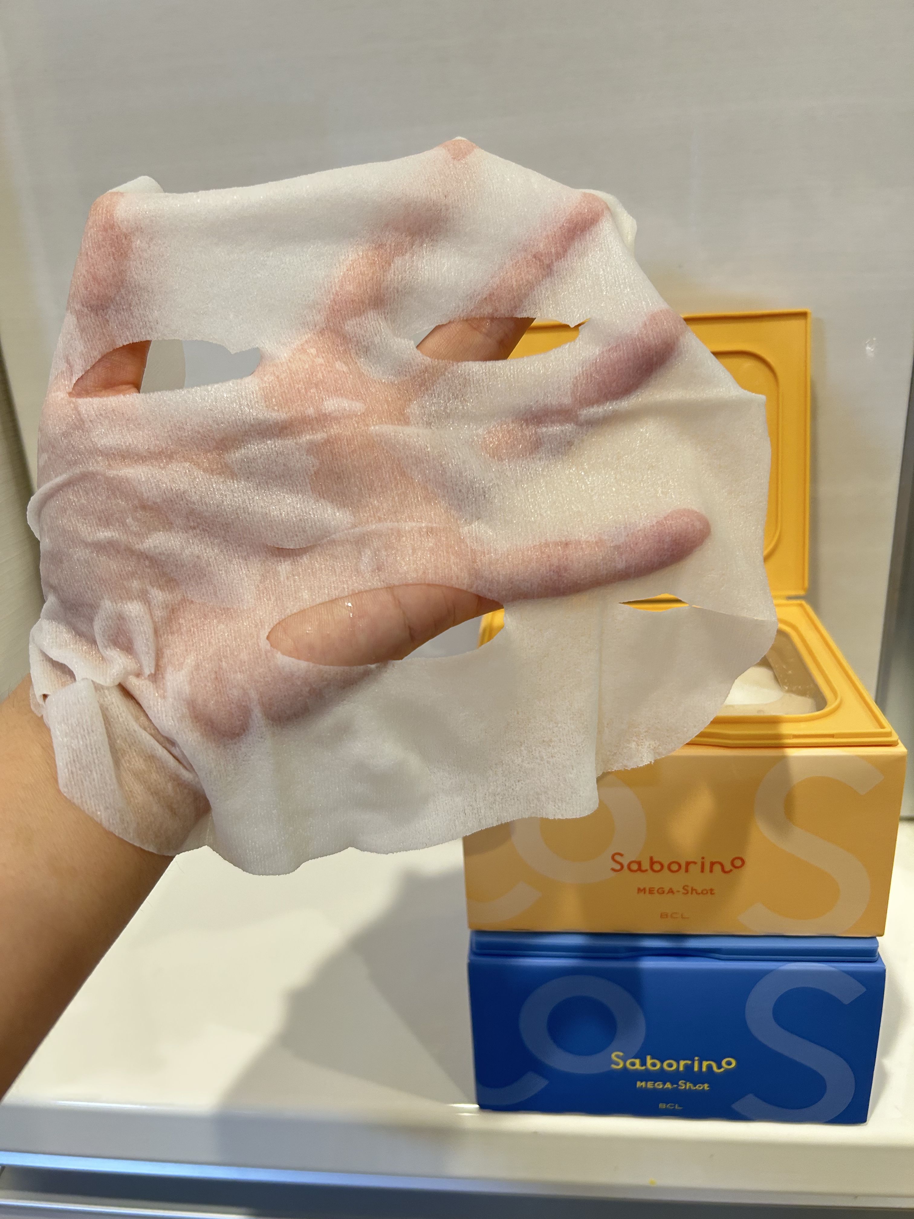 サボリーノ メガショット 朝用ツヤピールマスク CC/サボリーノ/シートマスク・パックを使ったクチコミ（3枚目）