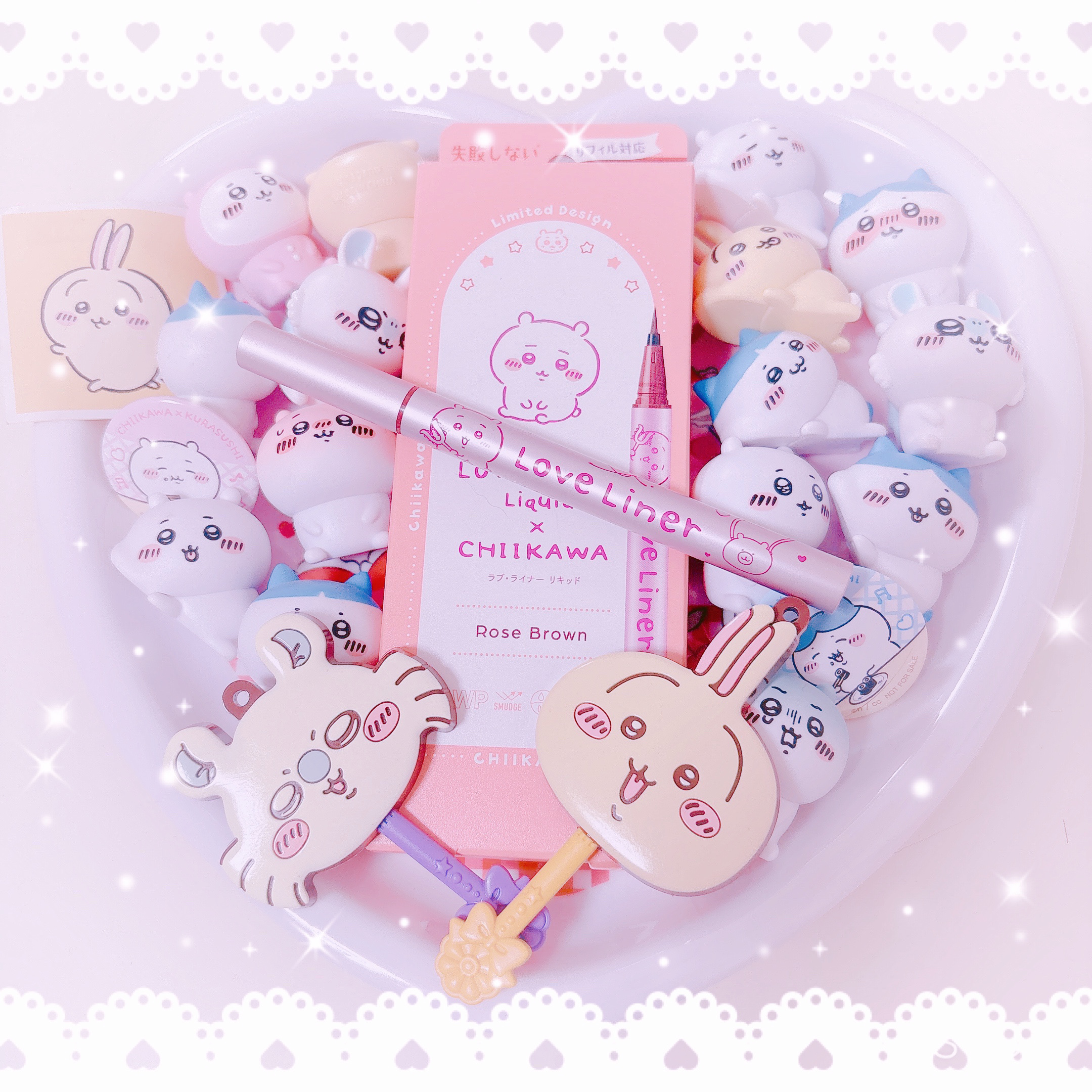 リキッドアイライナーR4 ロゼブラウン(ちいかわ ちいかわデザイン)【限定】/ラブ・ライナー/リキッドアイライナーを使ったクチコミ（1枚目）