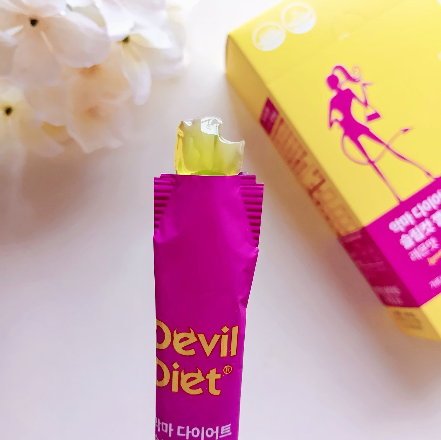 悪魔ダイエット スリムカットゼリー/ファームスビル/ゼリー飲料を使ったクチコミ（2枚目）