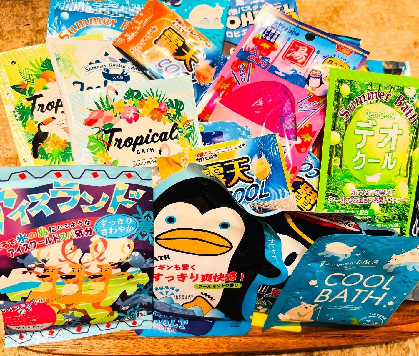 chiekotan on LIPS 「@you_2hanの夏向け入浴剤の福袋🛍️クール系、さっぱり系..」(1枚目)