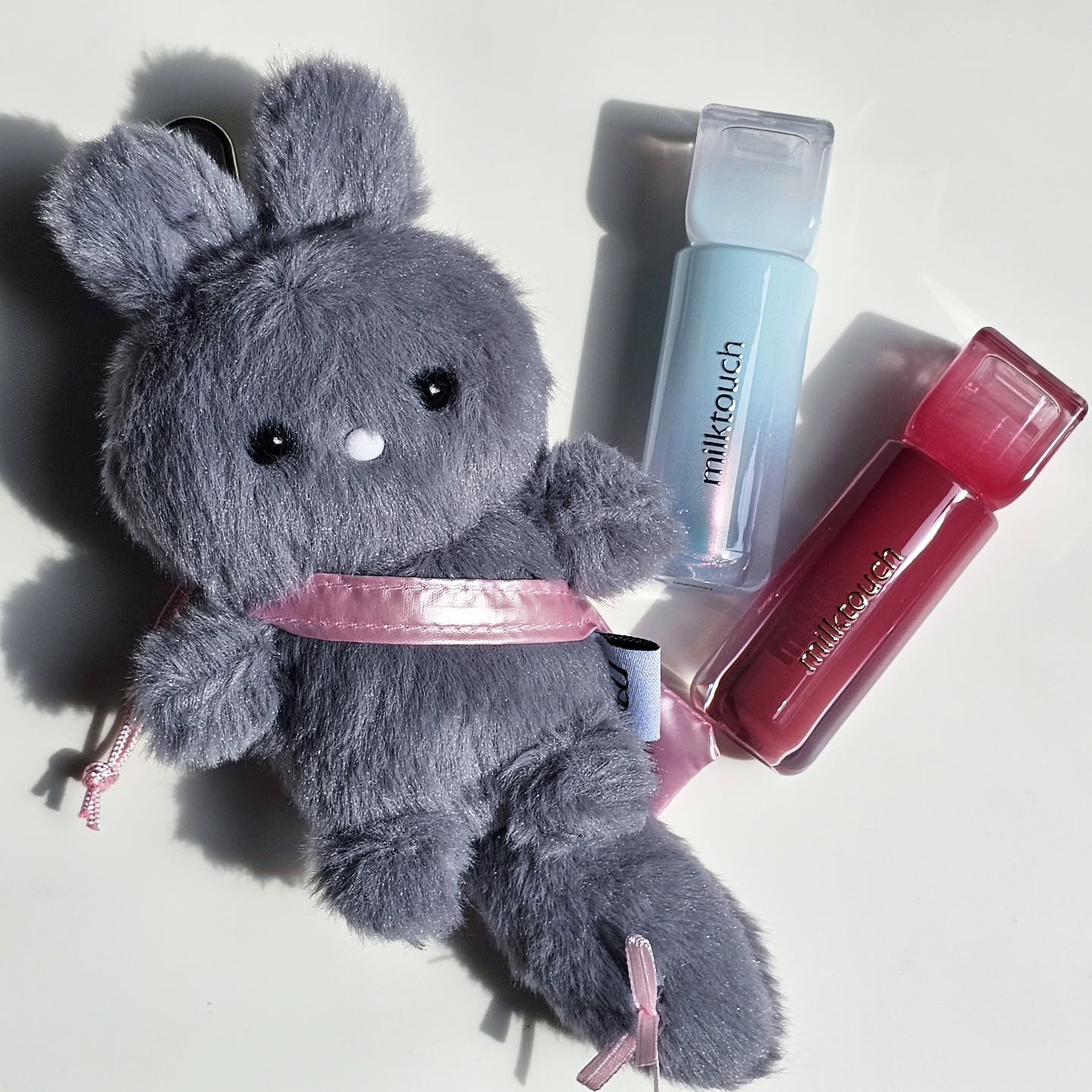 デューステインシアーリップグロス 07 モーヴシャワー/Milk Touch/リップグロスを使ったクチコミ（1枚目）