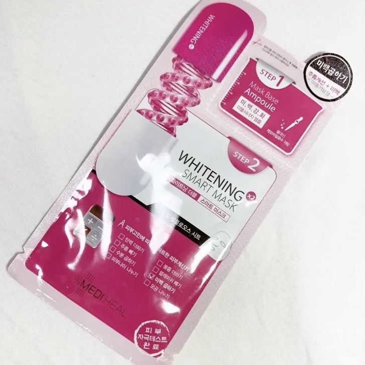 ホワイトニングダブルスマートマスク/MEDIHEAL/シートマスク・パックを使ったクチコミ（1枚目）