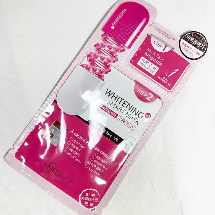 ホワイトニングダブルスマートマスク/MEDIHEAL/シートマスク・パックを使ったクチコミ(1枚目)