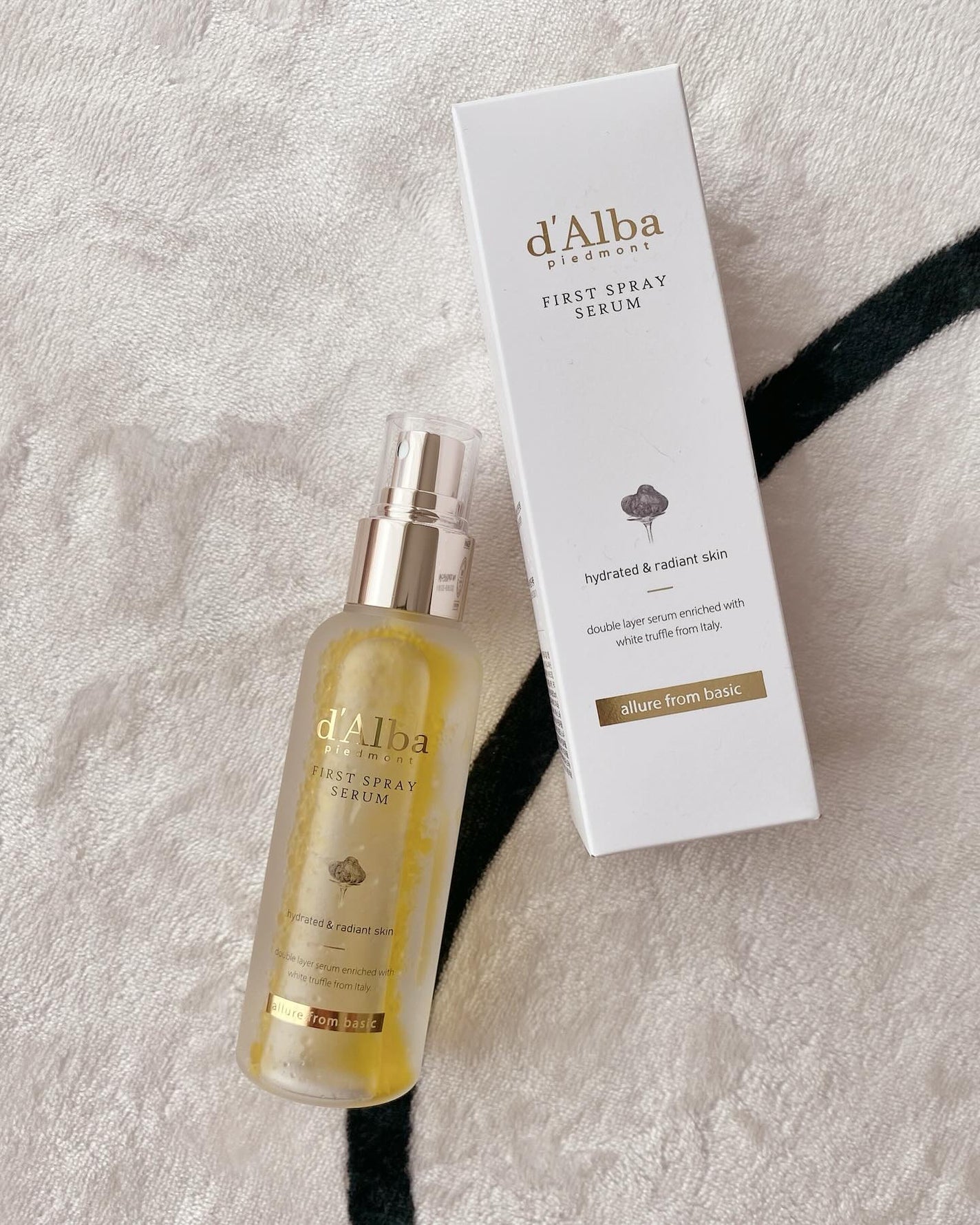ダルバ ホワイトトリュフファーストスプレーセラム/ダルバ/ミスト状化粧水を使ったクチコミ(1枚目)