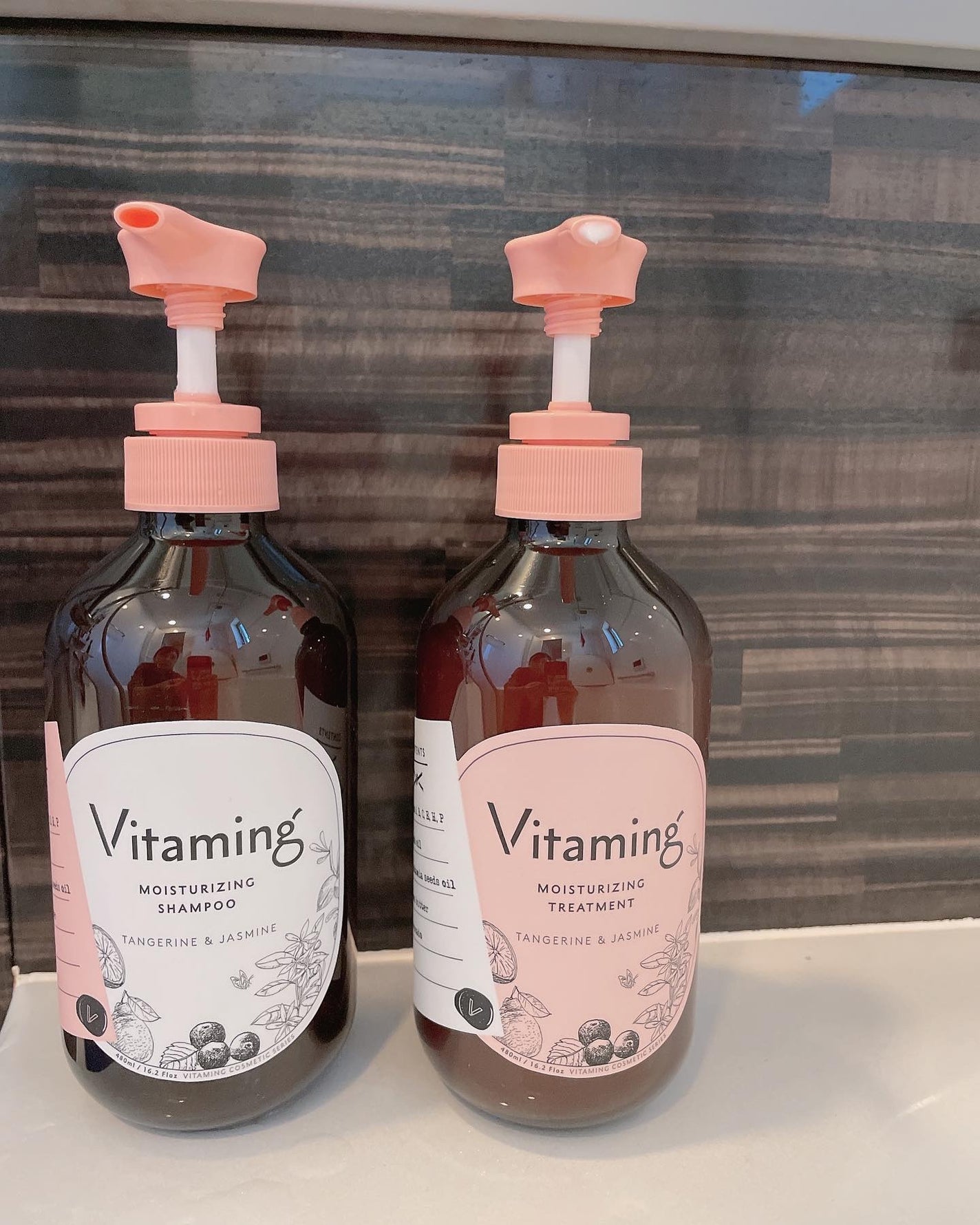 モイストシャンプー/トリートメント(タンジェリン&ジャスミンの香り)/Vitaming/市販シャンプーを使ったクチコミ(2枚目)