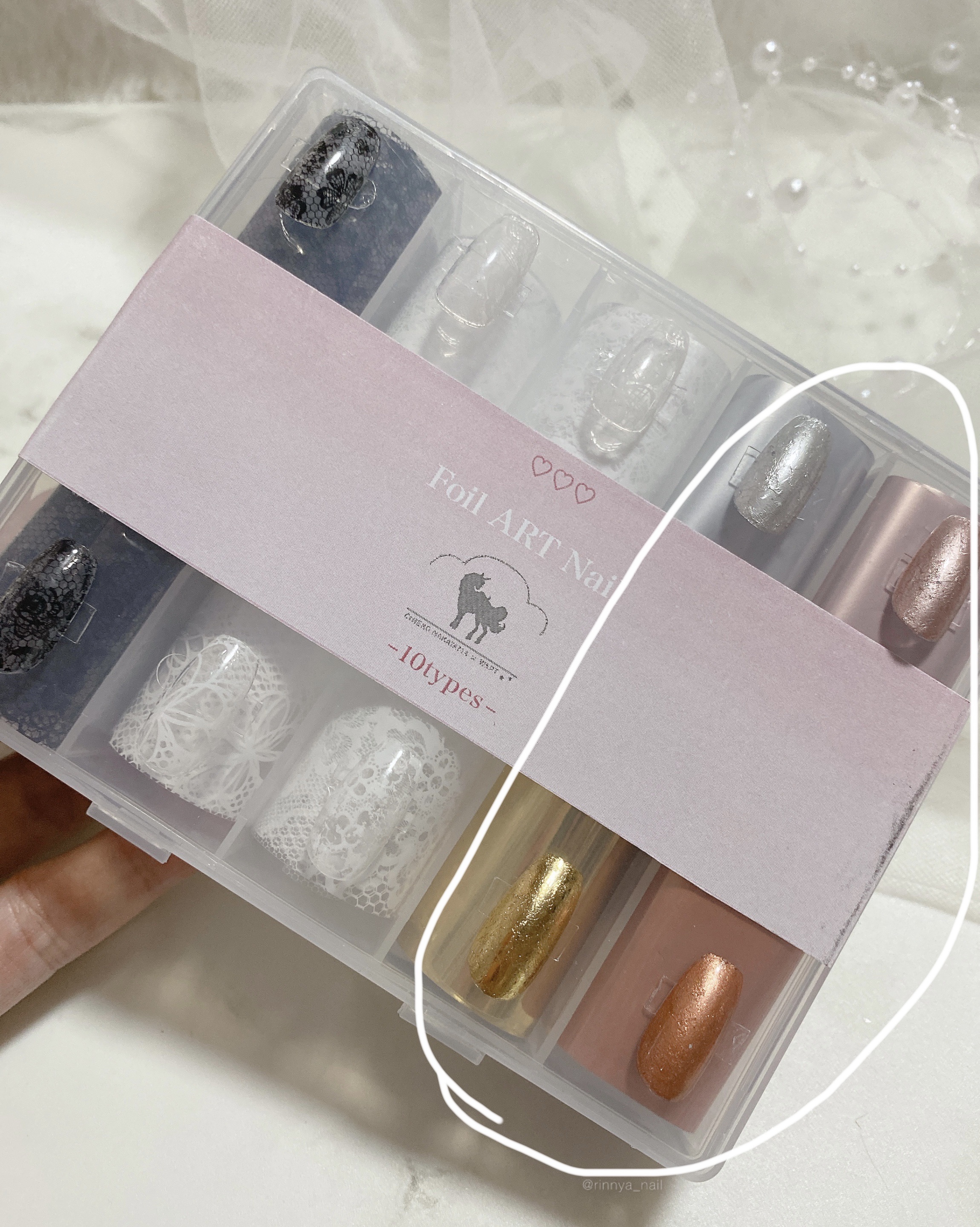 Foil ART Nail/WSPT JAPAN/ネイル用品を使ったクチコミ（2枚目）