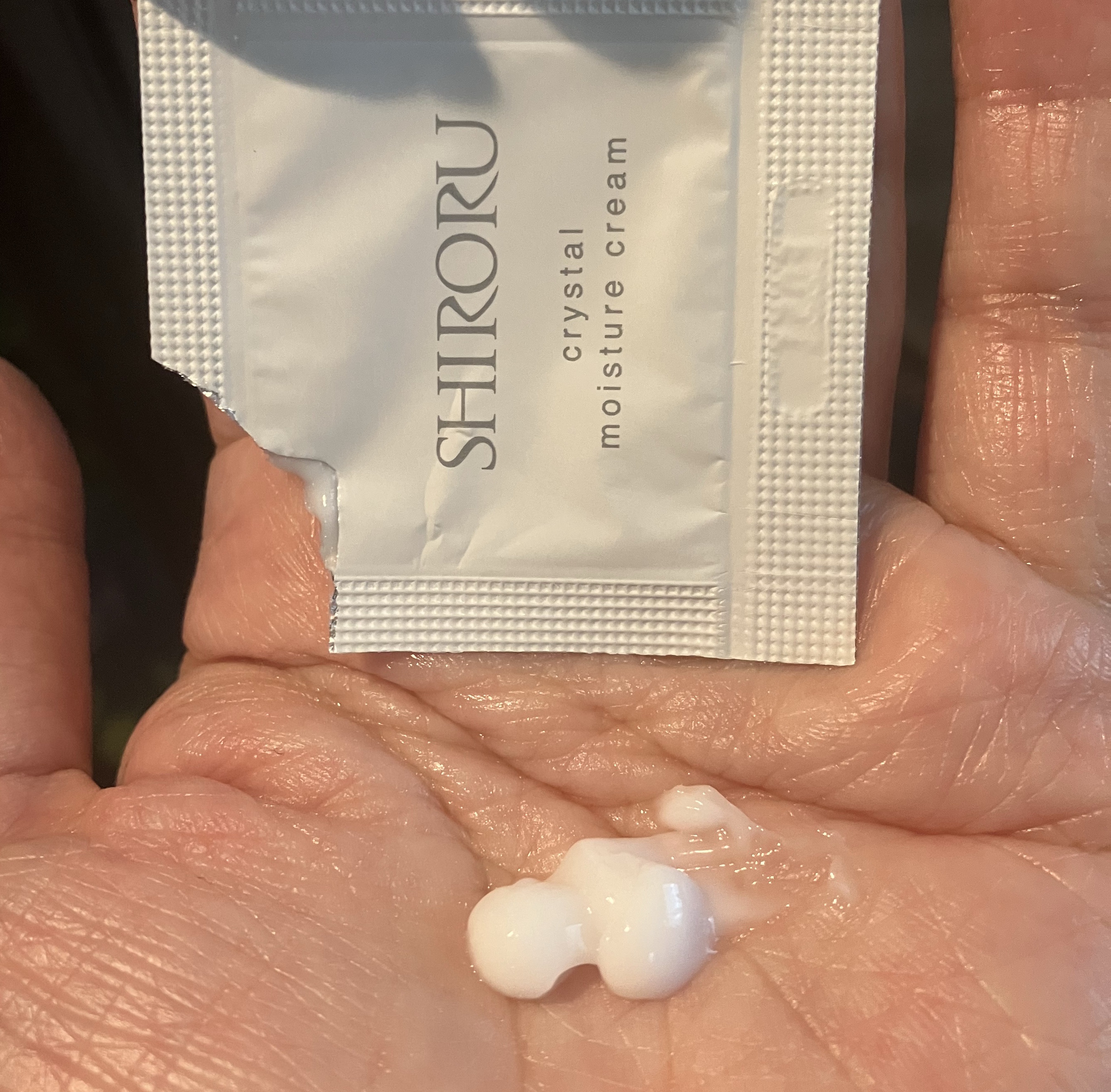 クリスタル モイスチャークリーム/SHIRORU/フェイスクリームを使ったクチコミ（3枚目）