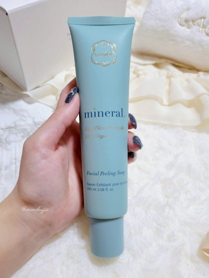 mineral. フェイシャルピーリングソープ/Laline/ピーリングを使ったクチコミ(5枚目)