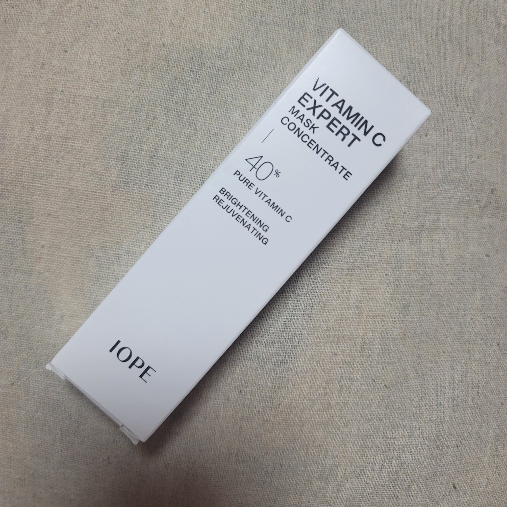 ビタミンC エキスパート40% マスクコンセントレート/IOPE/フェイスクリームを使ったクチコミ（1枚目）