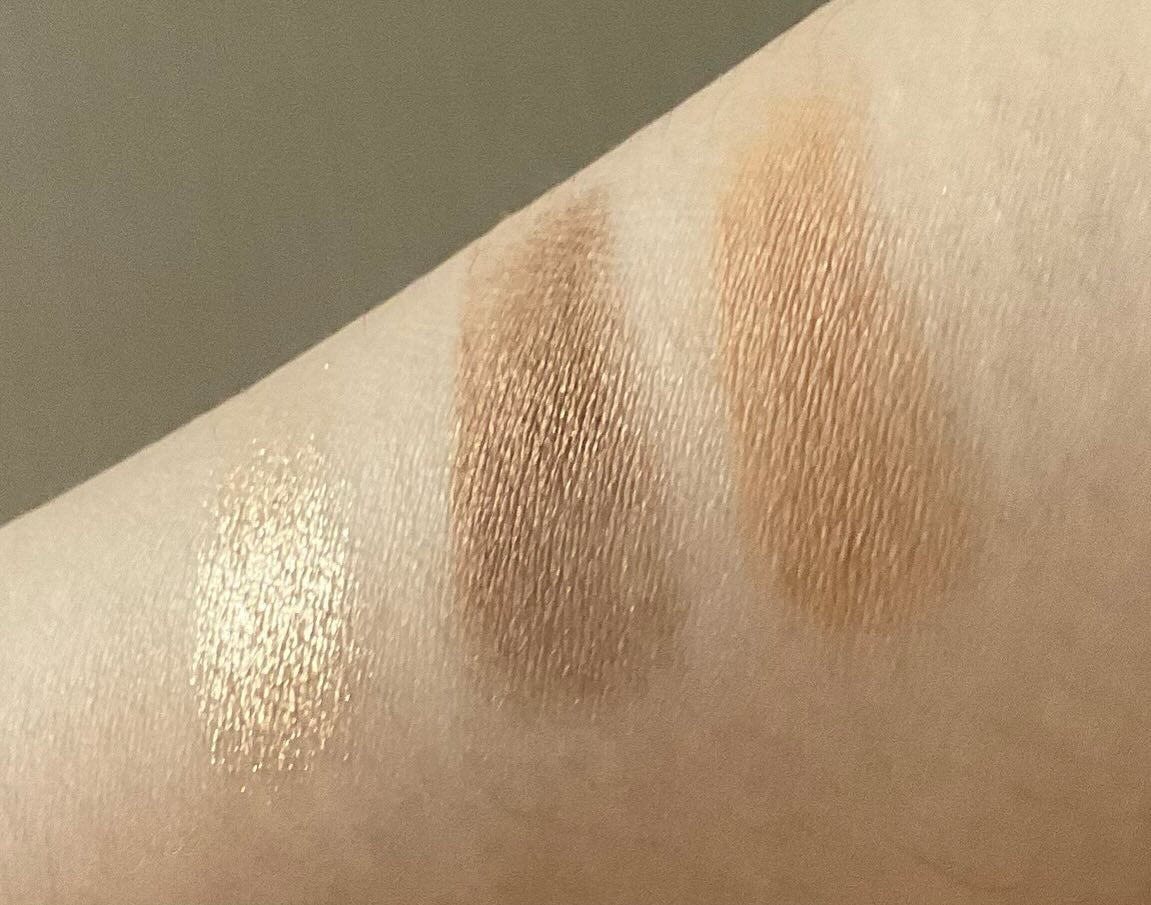 トリプルアイパレット/hana by hince/アイシャドウパレットを使ったクチコミ(2枚目)