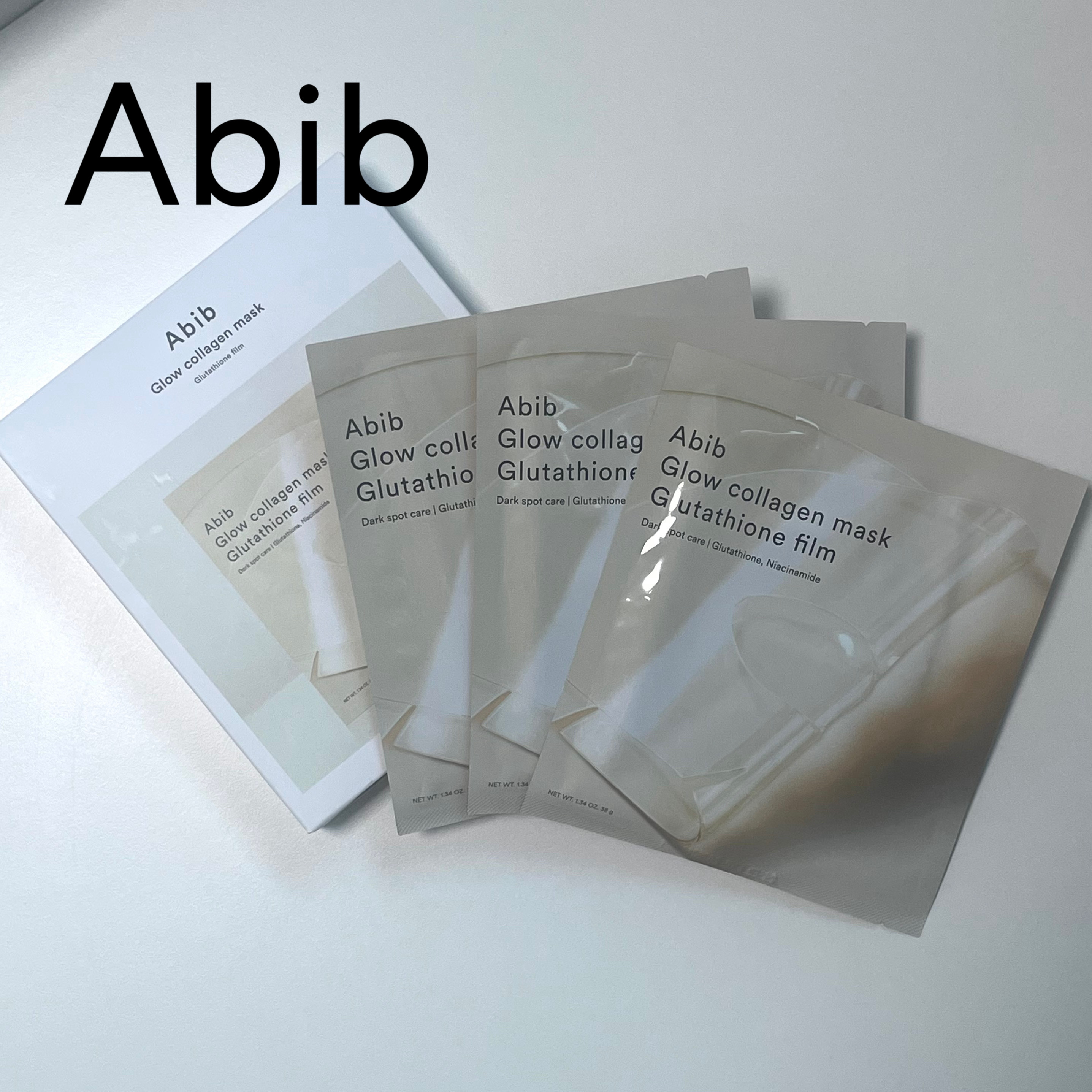 グルタチオンフィルムコラーゲンマスク/Abib /シートマスク・パックを使ったクチコミ（1枚目）