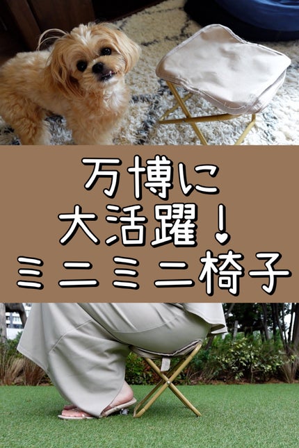 うさくまちゃん@YouTube on LIPS 「万博・夏フェスに大活躍!折りたたみ椅子🏖️長時間並ぶ日の神アイ..」(1枚目)