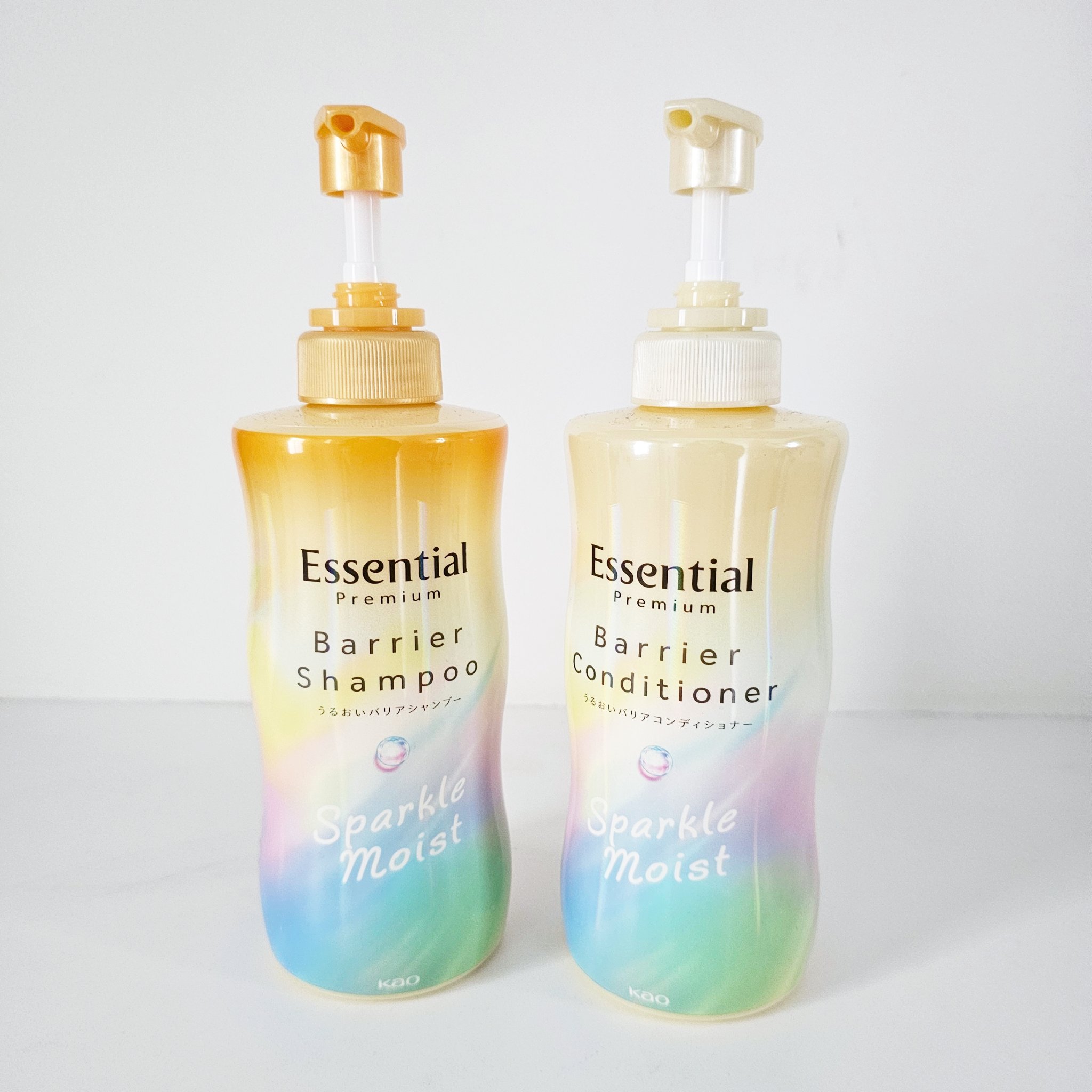 エッセンシャルプレミアム バリアシャンプー・コンディショナー スパークルモイスト/エッセンシャル/市販シャンプーを使ったクチコミ（1枚目）