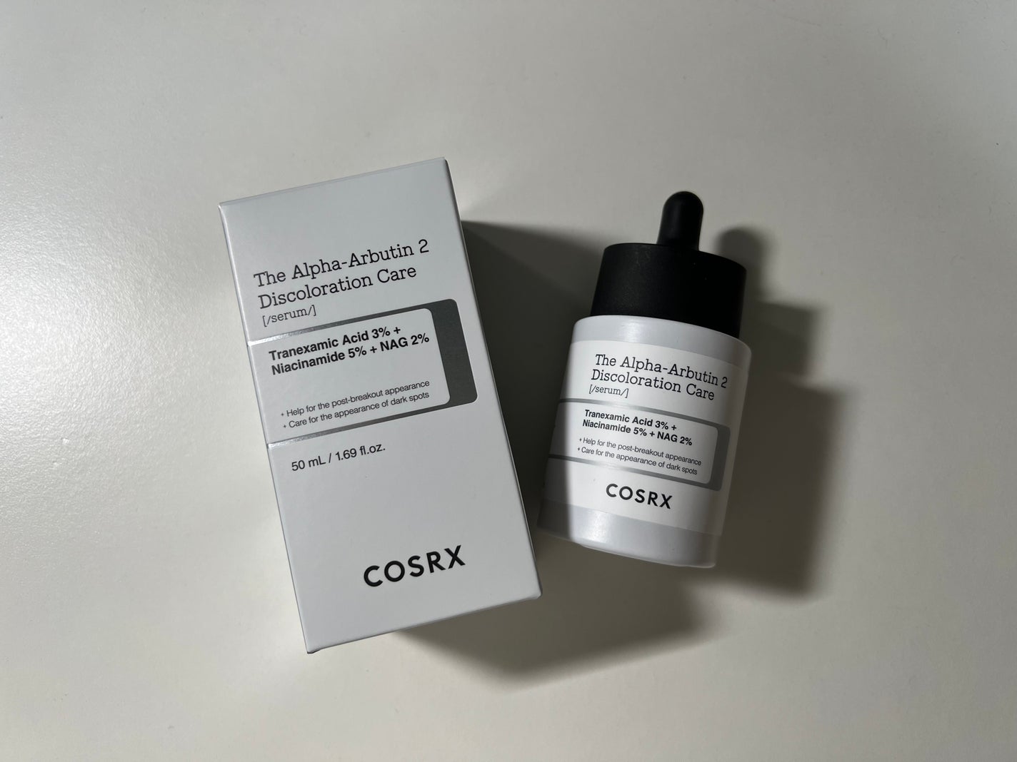 NI【韓国コスメオタク】 on LIPS 「⌇cosrx︎▶︎RXザアルファアルブチン2ニキビ跡ケアセラム..」(2枚目)