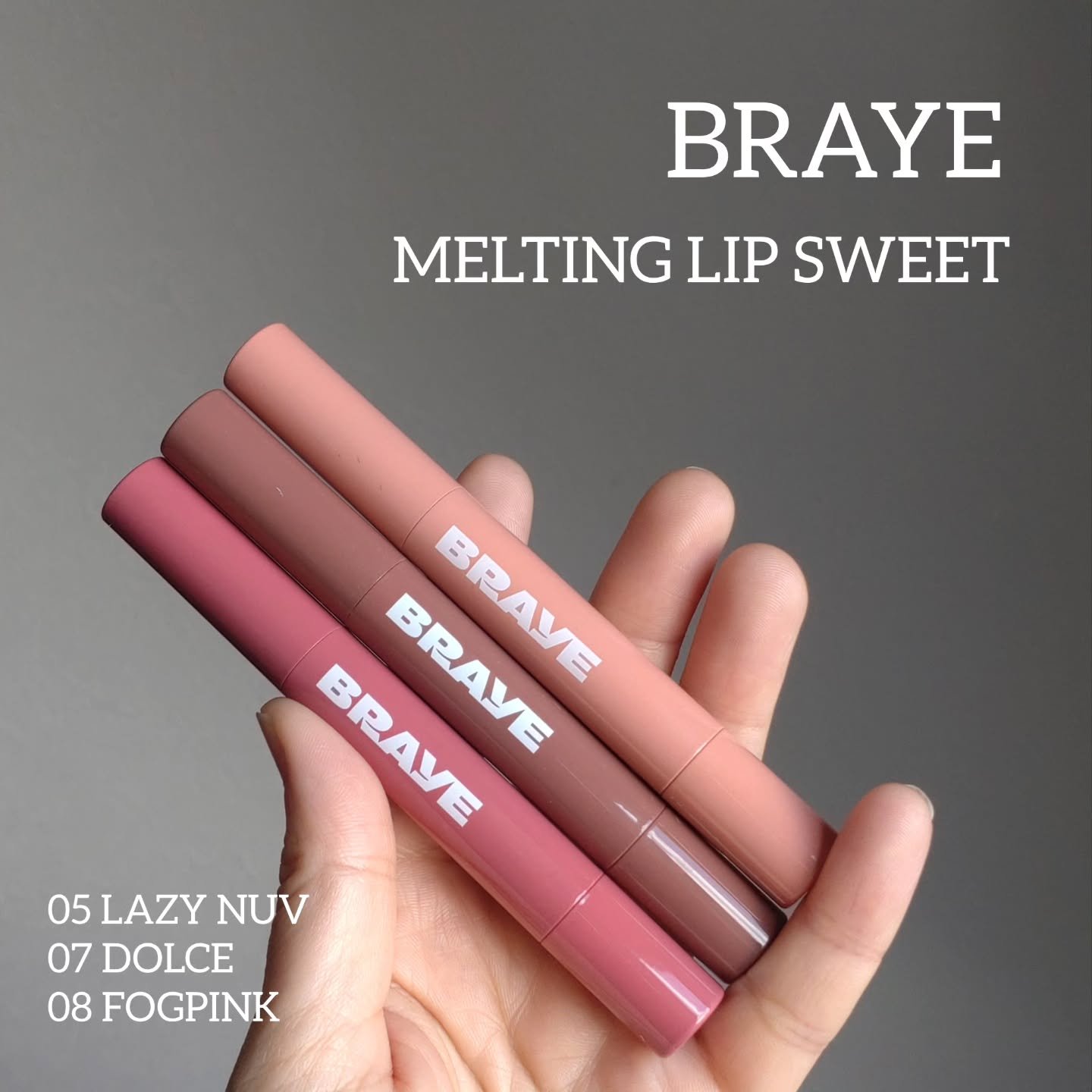 メルティングリップスウィート/BRAYE/口紅を使ったクチコミ（1枚目）