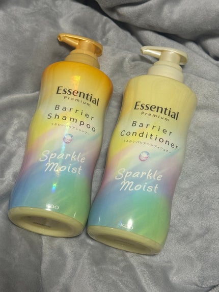 エッセンシャルプレミアム バリアシャンプー・コンディショナー スパークルモイスト/エッセンシャル/市販シャンプーを使ったクチコミ(1枚目)