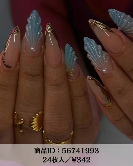 ネイルチップ/SHEIN/ネイルチップ・パーツを使ったクチコミ(4枚目)