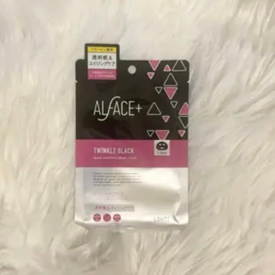 ディープブラック アクアモイスチャー シートマスク/ALFACE+/シートマスク・パックを使ったクチコミ(1枚目)