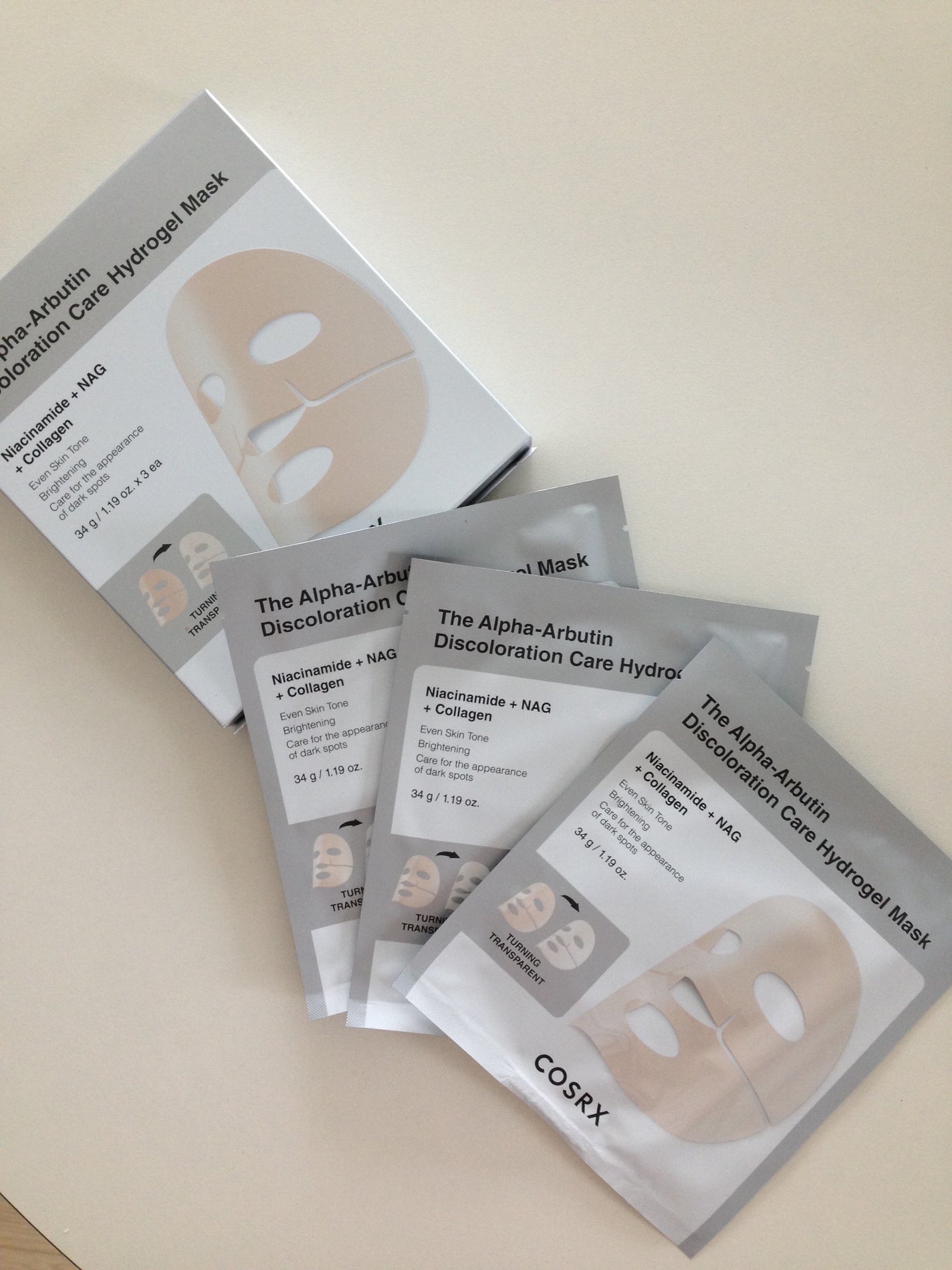 RXザ・アルファ アルブチン ハイドロゲルパック/COSRX/シートマスク・パックを使ったクチコミ(1枚目)