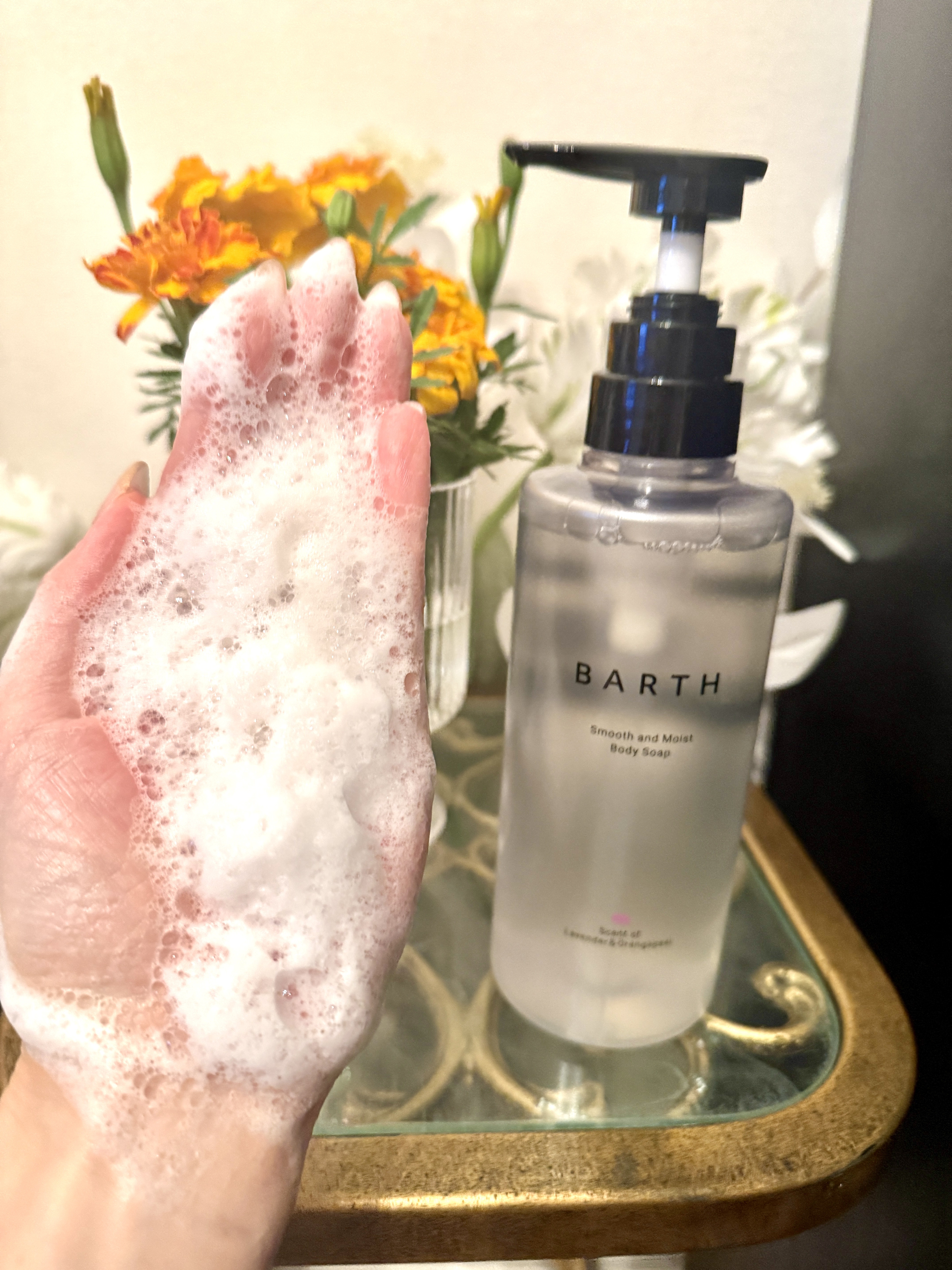 BARTH スムース＆モイスト ボディソープ（数量限定品）/BARTH/ボディソープを使ったクチコミ（3枚目）