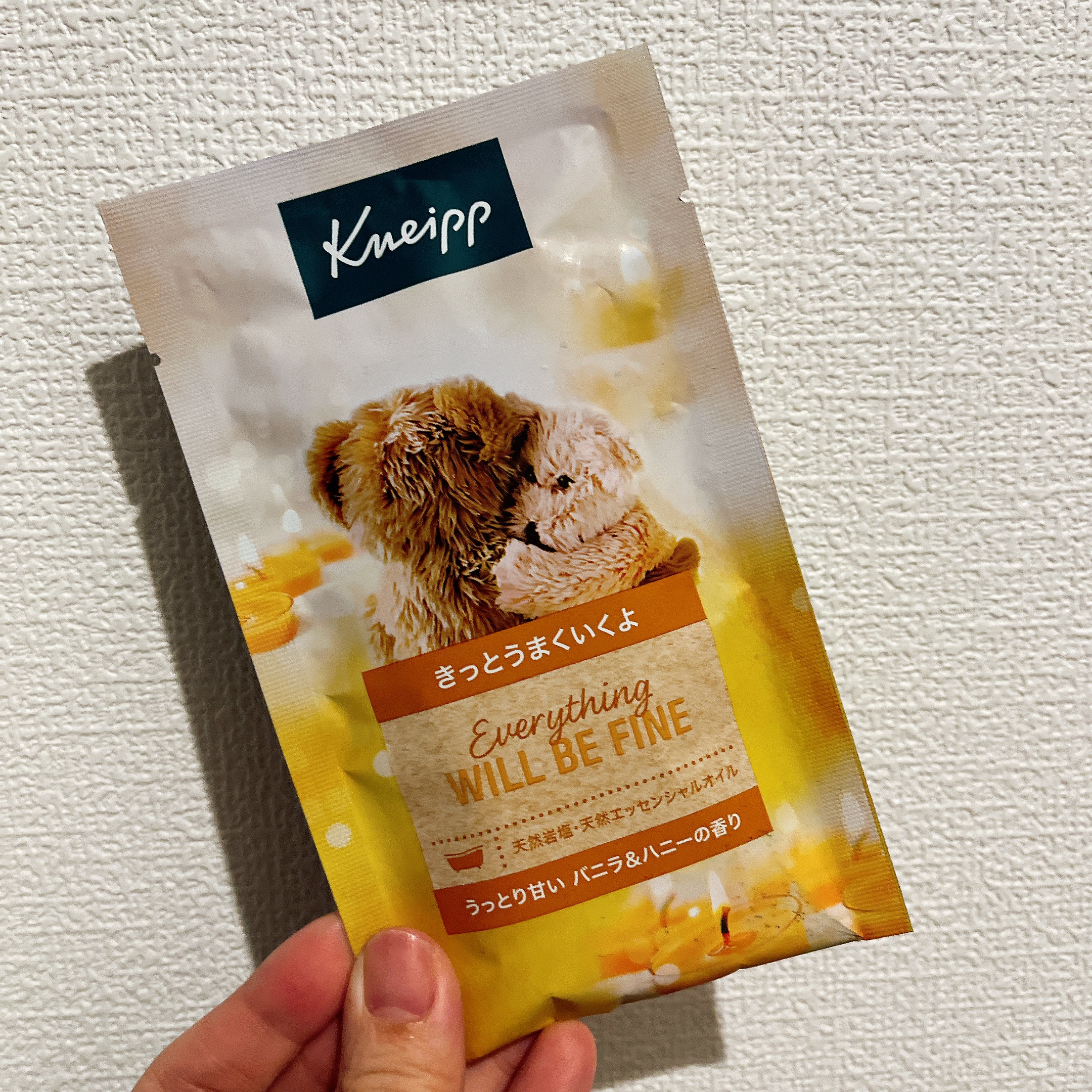 クナイプ バスソルト バニラ＆ハニーの香り/クナイプ/無機塩系入浴剤を使ったクチコミ（1枚目）