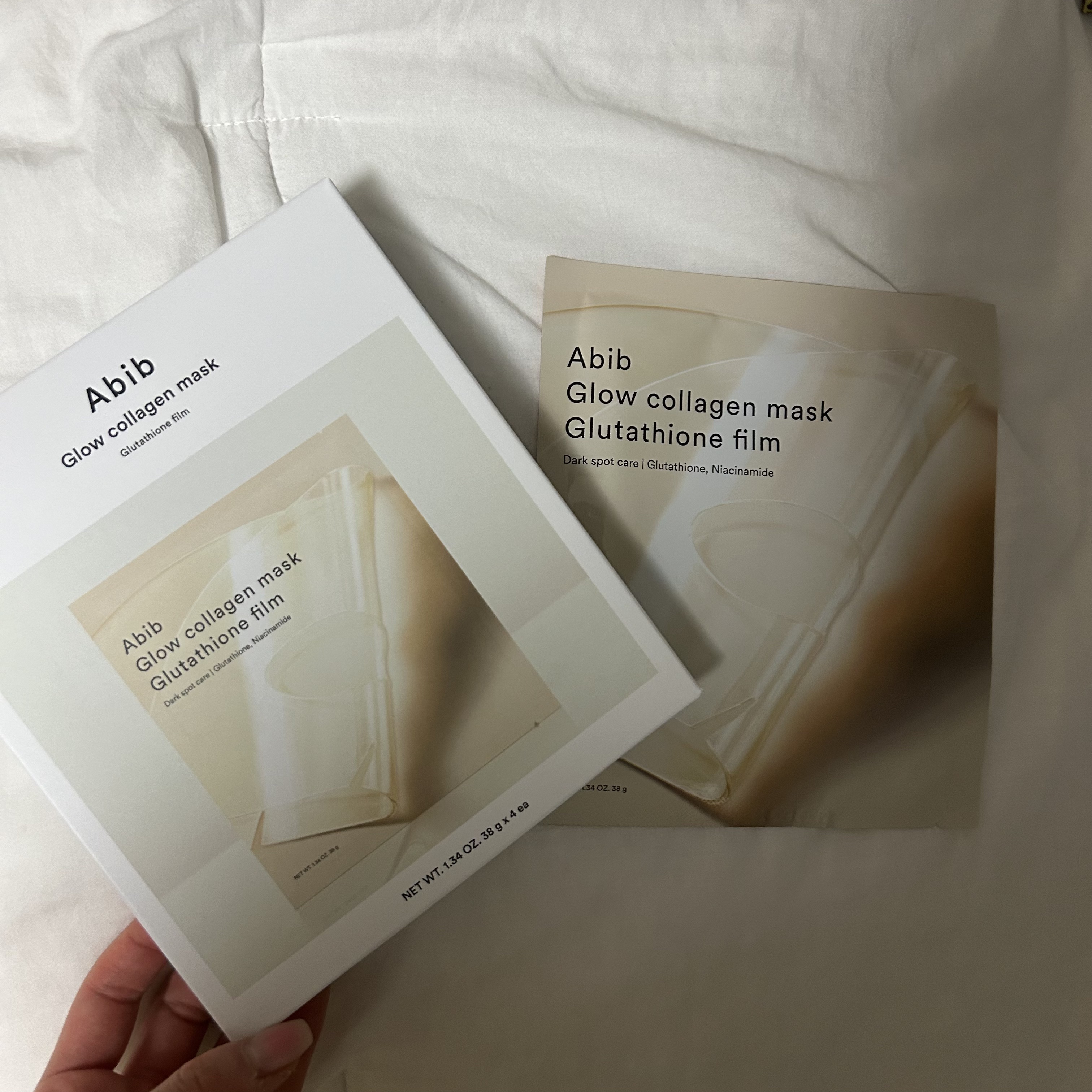 グルタチオンフィルムコラーゲンマスク/Abib /シートマスク・パックを使ったクチコミ（1枚目）