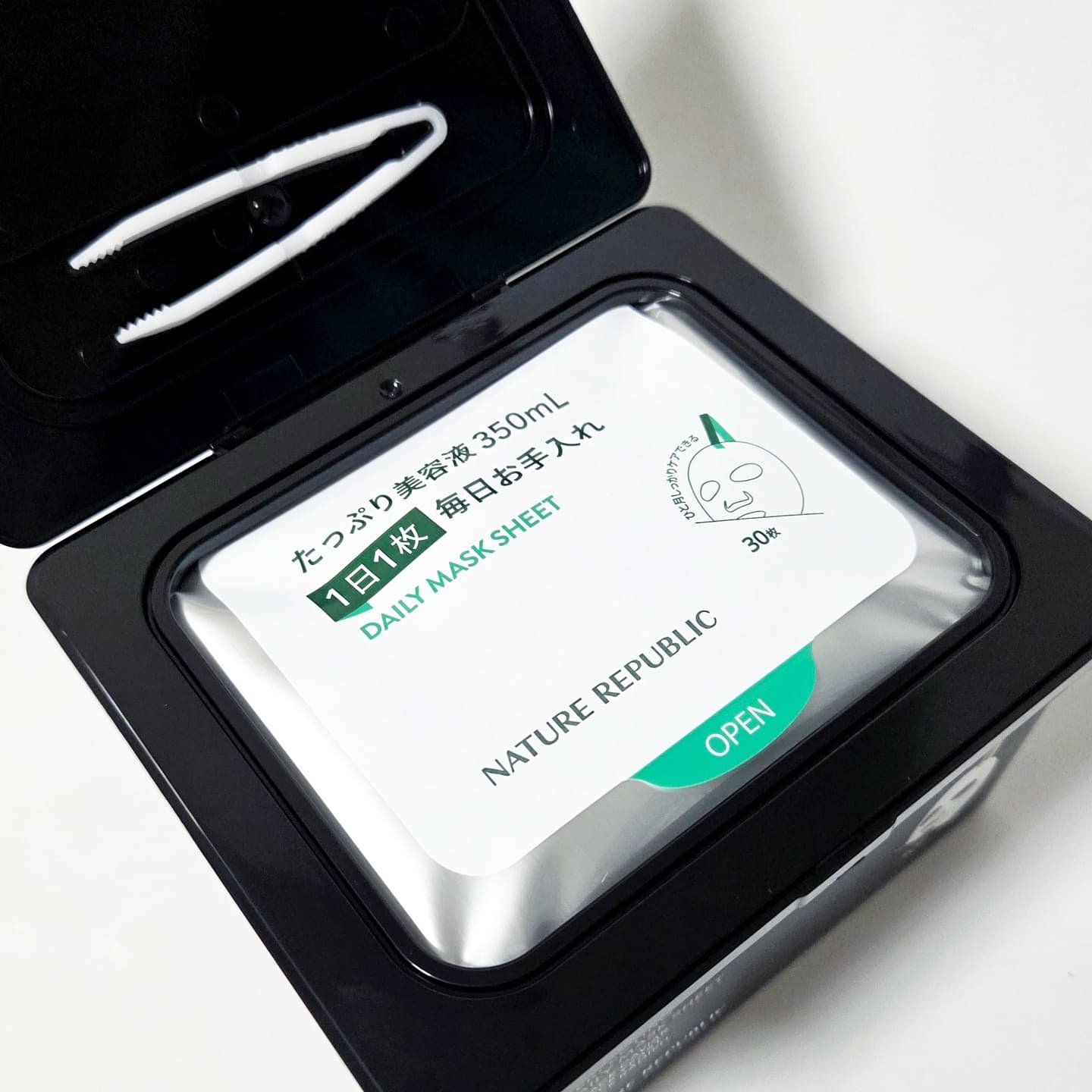 ブラックPDRN デイリーシートマスク/ネイチャーリパブリック/シートマスク・パックを使ったクチコミ（3枚目）