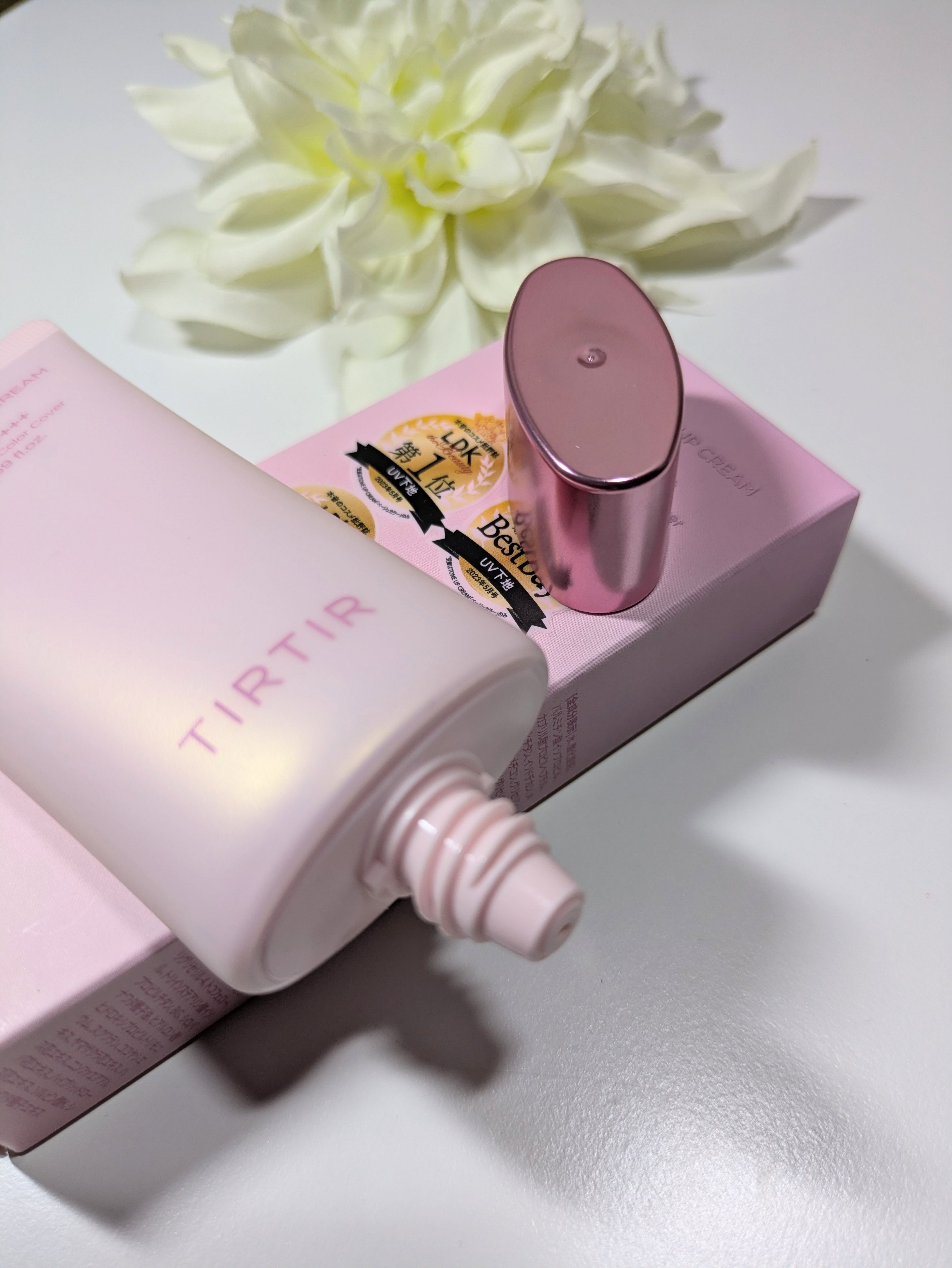 マスクフィットトーンアップクリーム/TIRTIR(ティルティル)/化粧下地を使ったクチコミ（2枚目）