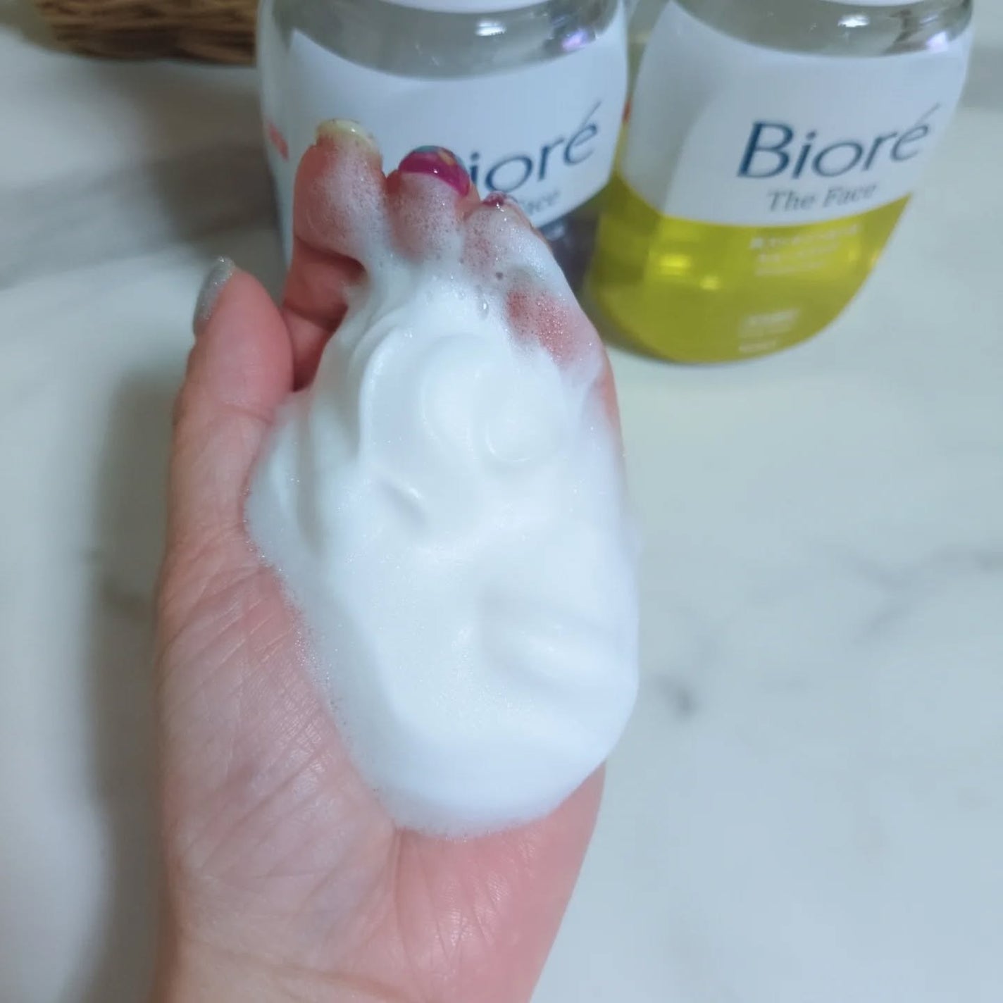 ビオレ ザフェイス 泡洗顔料 オイルコントロール/ビオレ/泡洗顔を使ったクチコミ(5枚目)