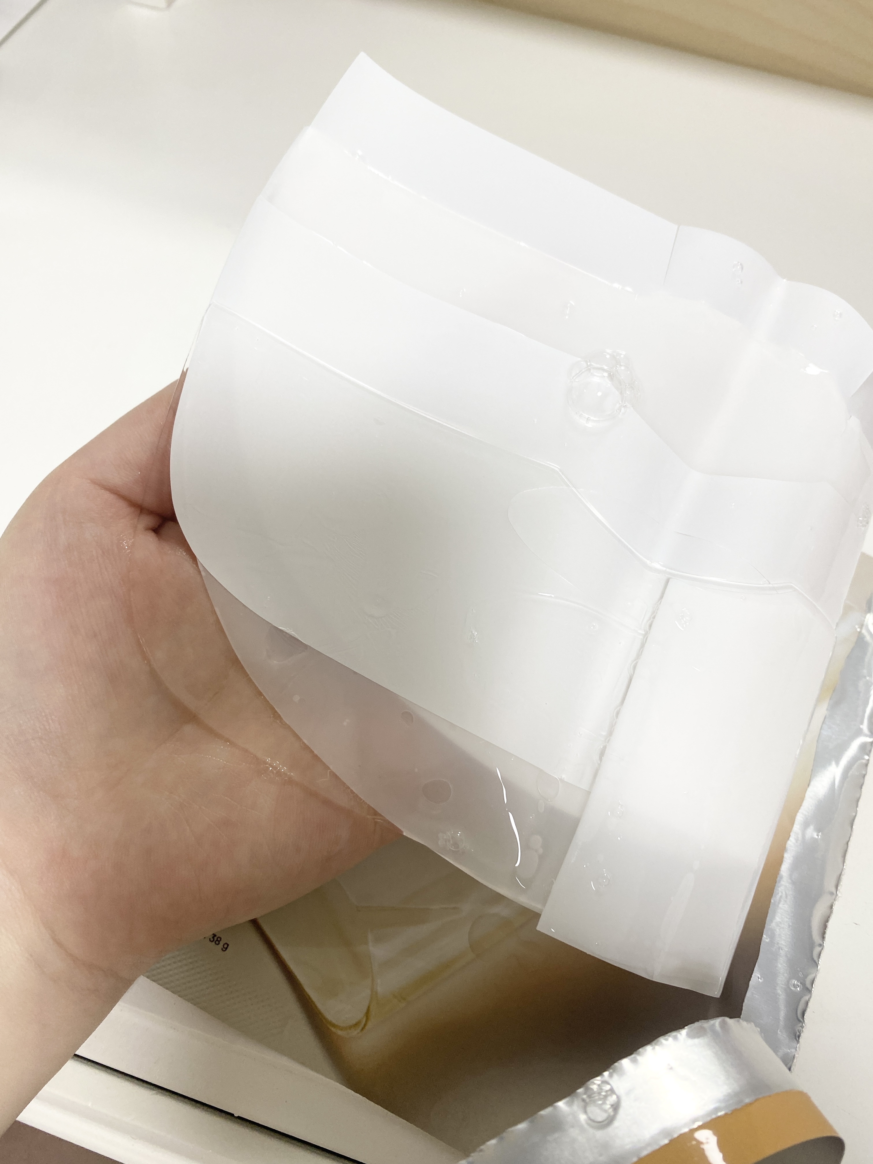 グルタチオンフィルムコラーゲンマスク/Abib /シートマスク・パックを使ったクチコミ（3枚目）