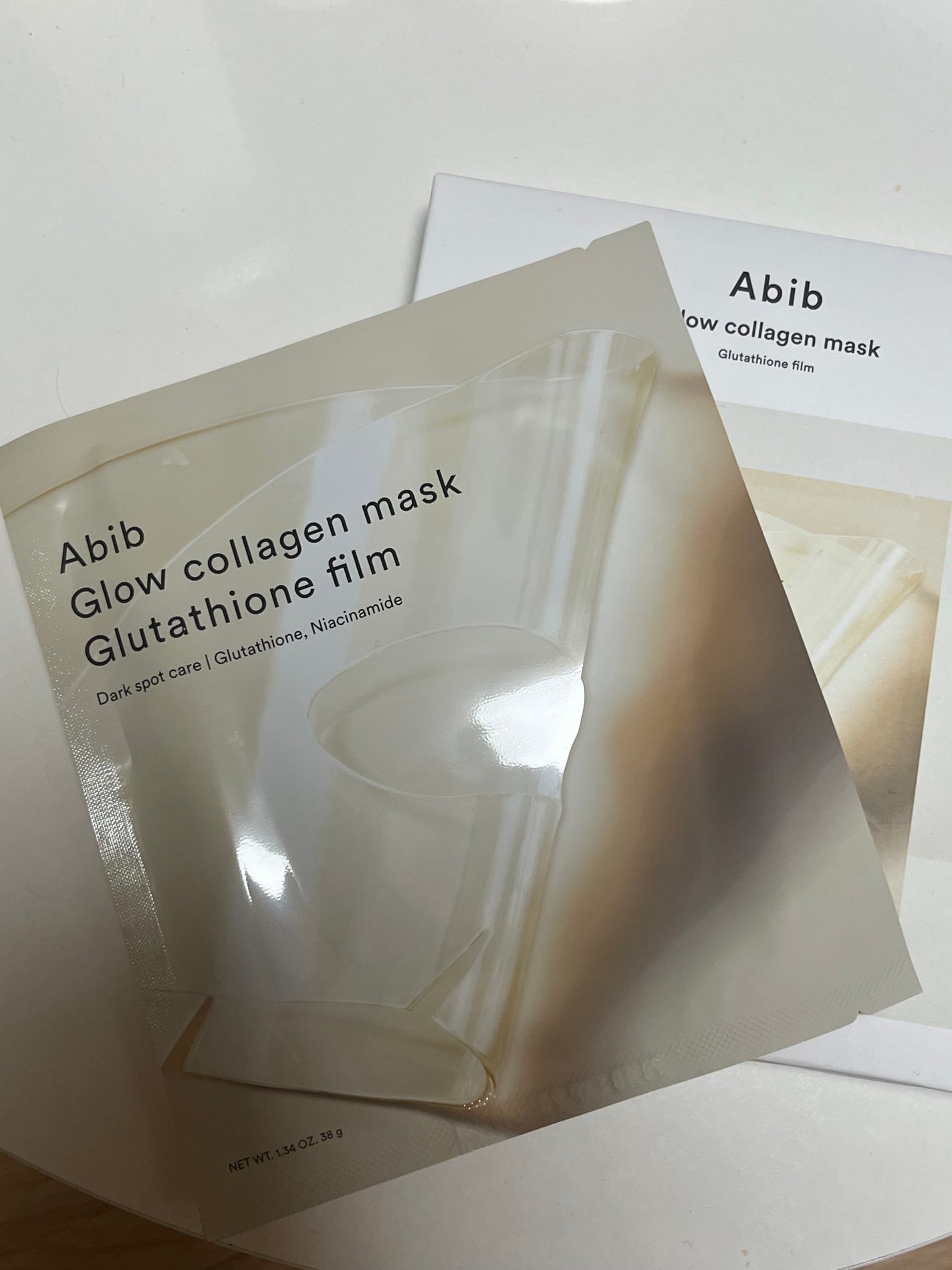 グルタチオンフィルムコラーゲンマスク/Abib /シートマスク・パックを使ったクチコミ(1枚目)