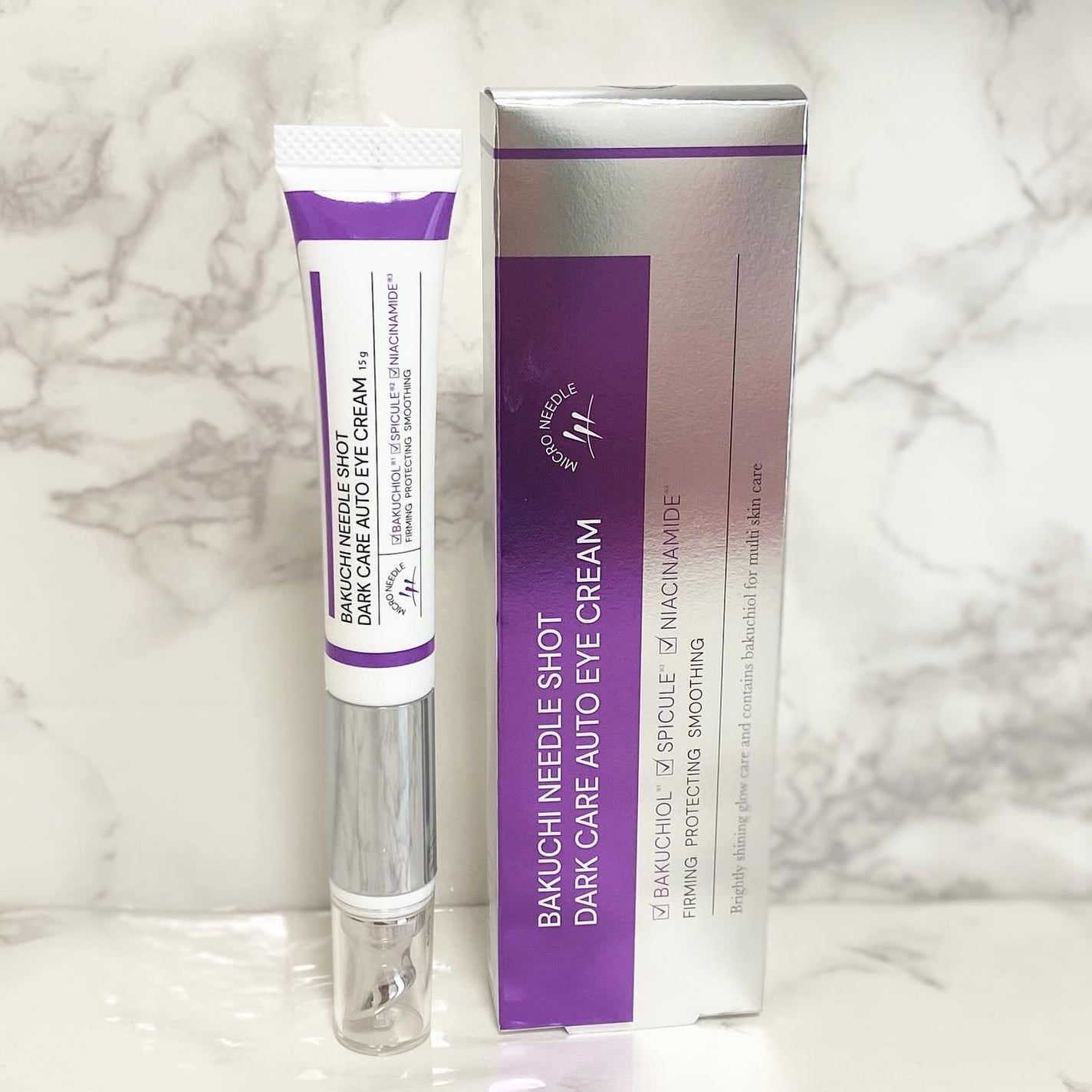 BAKUCHI NEEDLE SHOT DARK CARE AUTO EYE CREAM/LIALUSTER/アイケア・アイクリームを使ったクチコミ(3枚目)