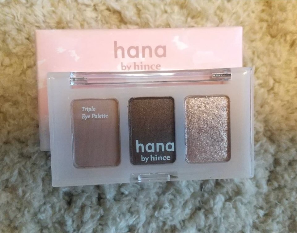 トリプルアイパレット/hana by hince/アイシャドウパレットを使ったクチコミ（1枚目）