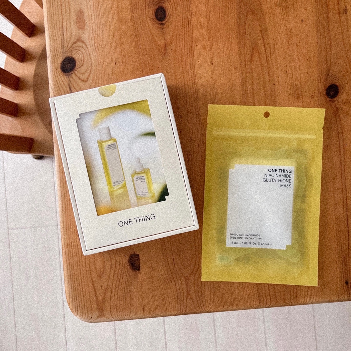 ナイアシンアミドグルタチオンセラム/ONE THING/美容液を使ったクチコミ（1枚目）