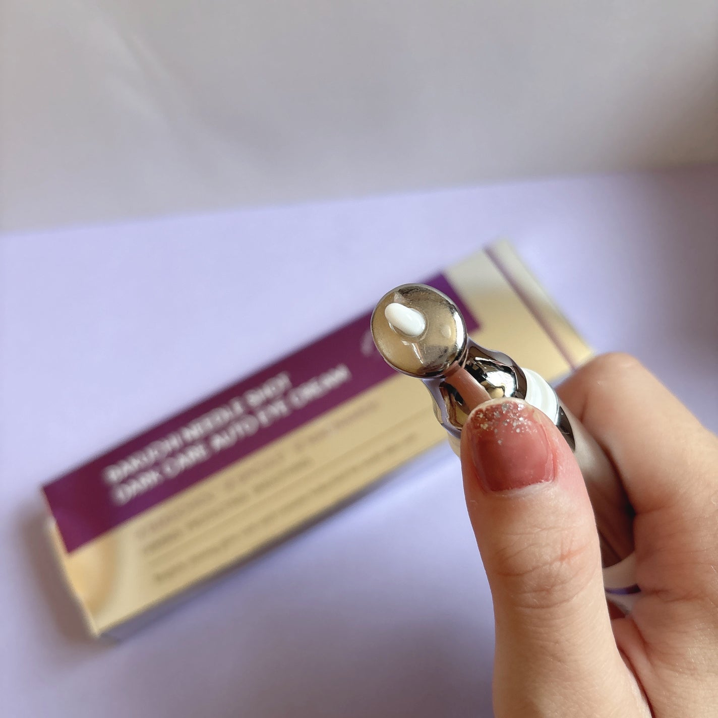 BAKUCHI NEEDLE SHOT DARK CARE AUTO EYE CREAM/LIALUSTER/アイケア・アイクリームを使ったクチコミ(2枚目)