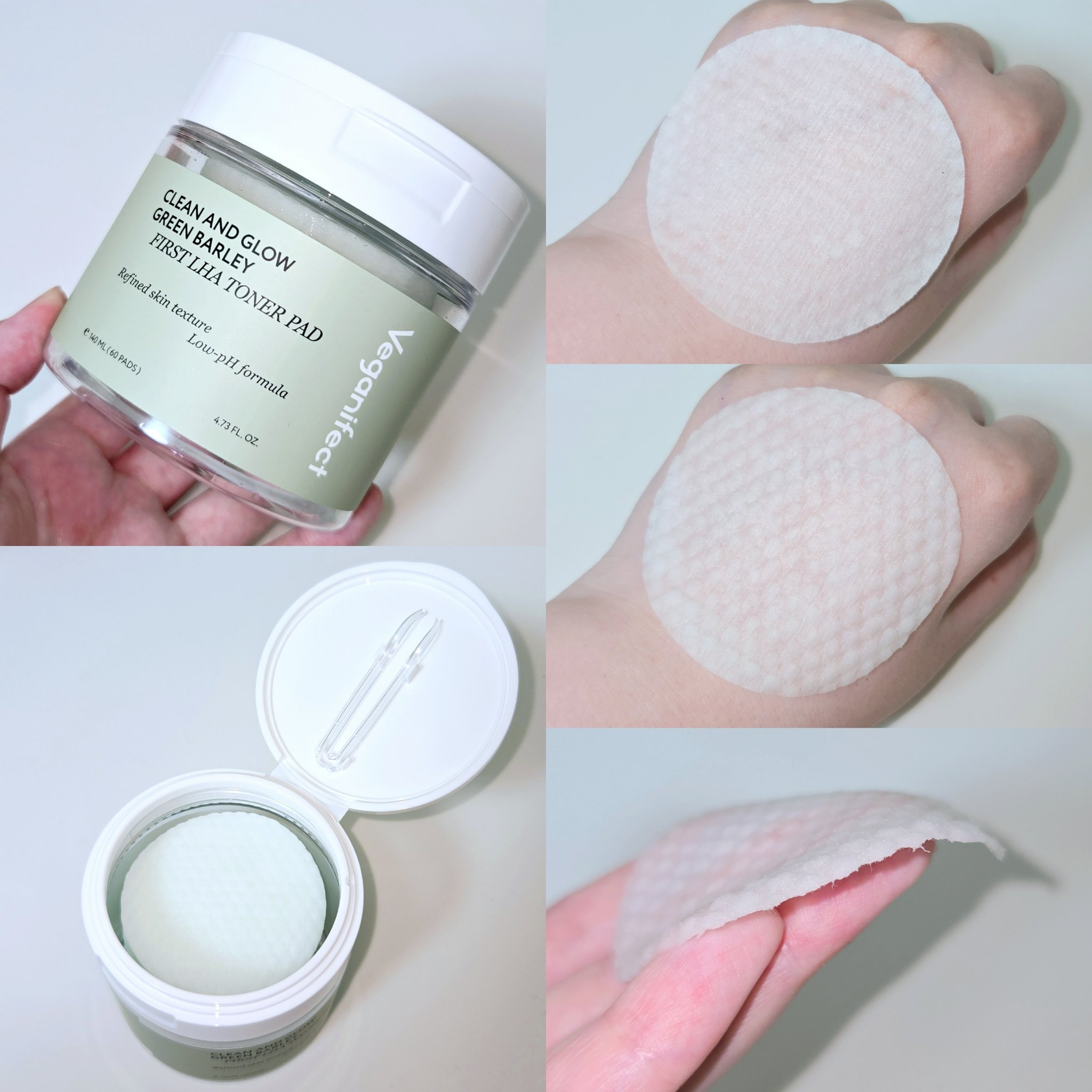 青麦ファーストLHAトナーパッド/Veganifect/トナーパッドを使ったクチコミ（2枚目）