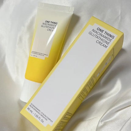 ナイアシンアミド グルタチオン クリーム/ONE THING/フェイスクリームを使ったクチコミ(1枚目)