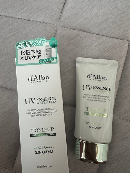 クリーンティーツリーリポソームトーンアップサンクリーム(グリーン)/ダルバ/日焼け止めクリームを使ったクチコミ(1枚目)