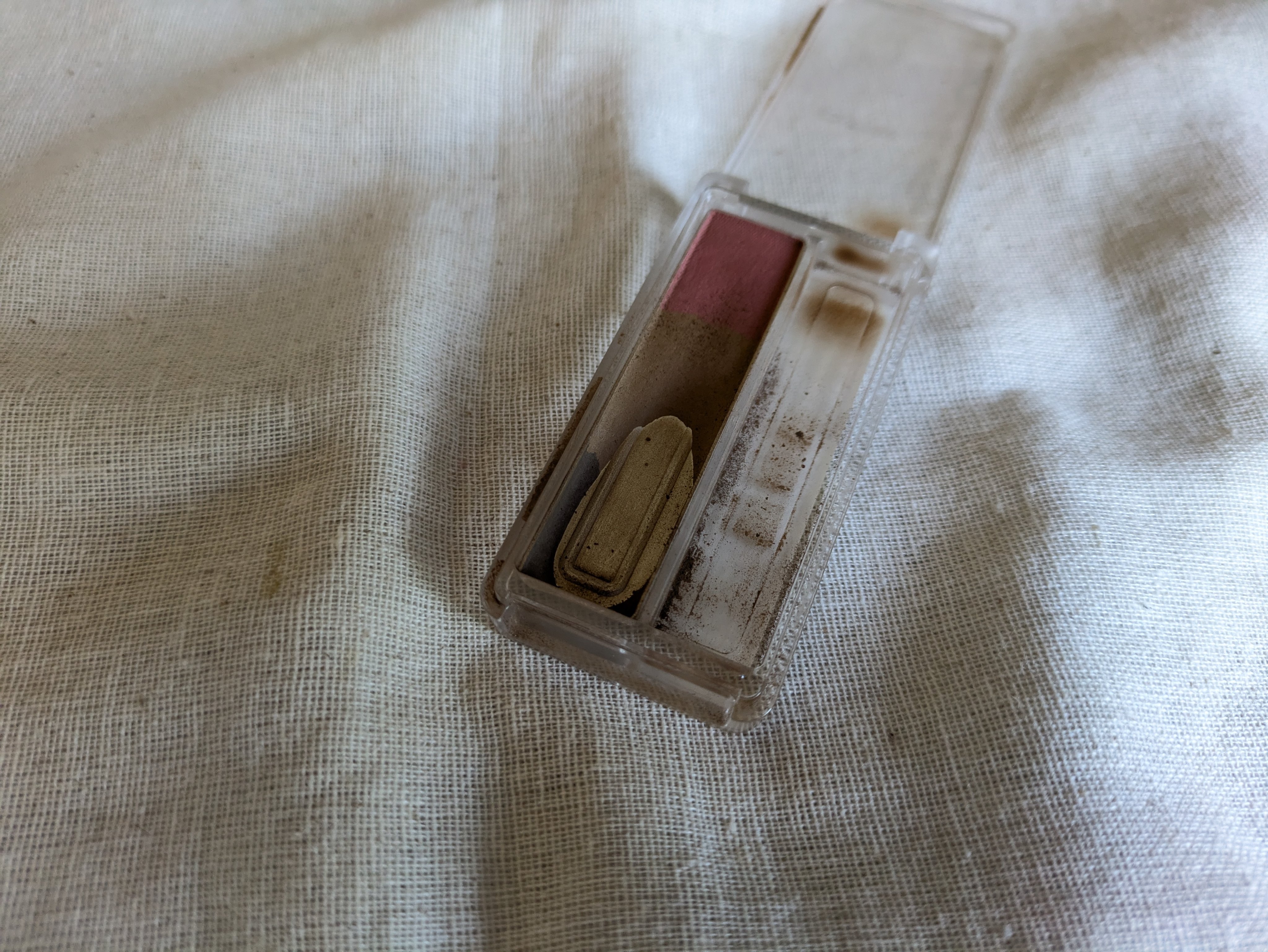 アイブロー パウダー PK10 ピンク系ブラウン/ちふれ/パウダーアイブロウを使ったクチコミ（2枚目）