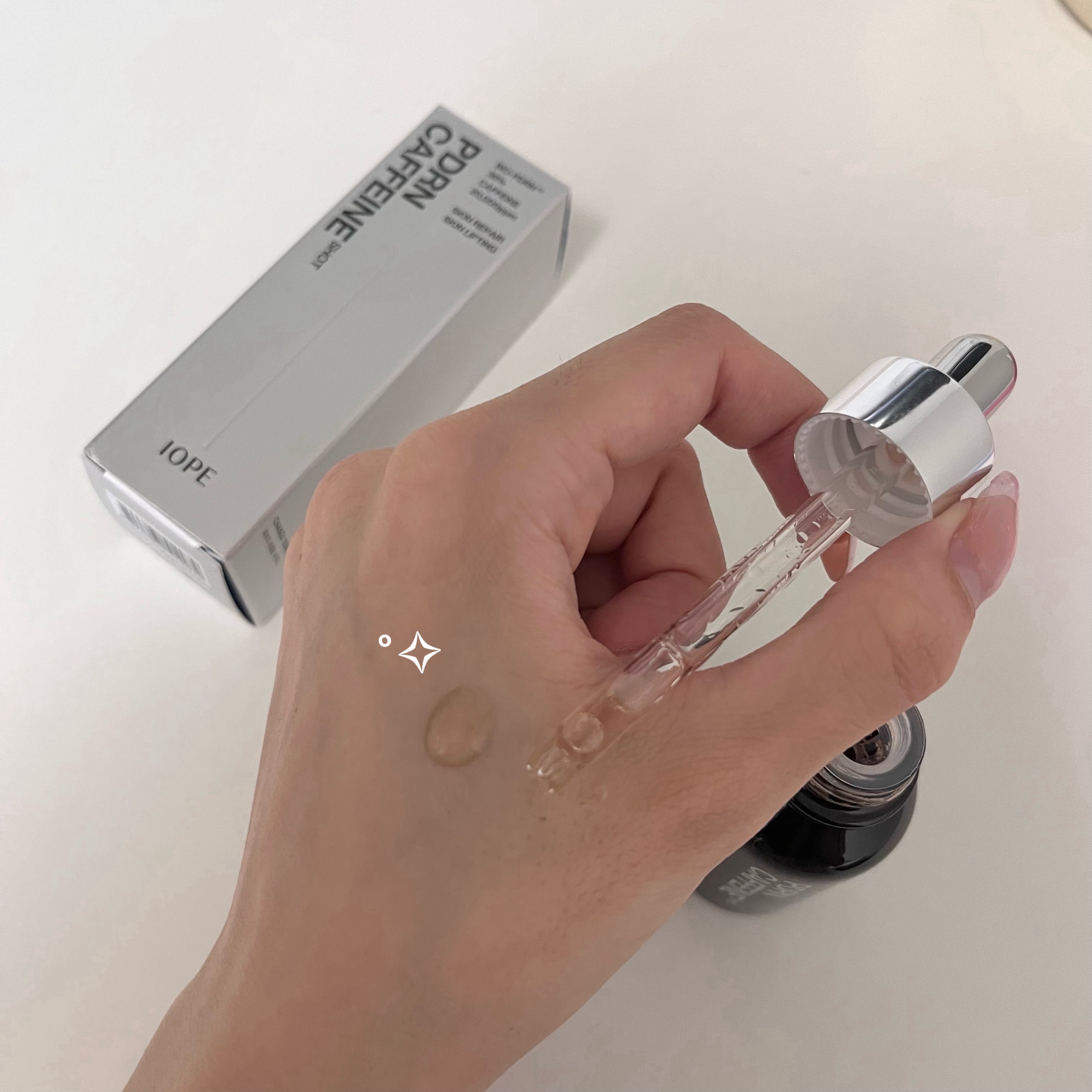 PDRNカフェインショット/IOPE/美容液を使ったクチコミ（2枚目）